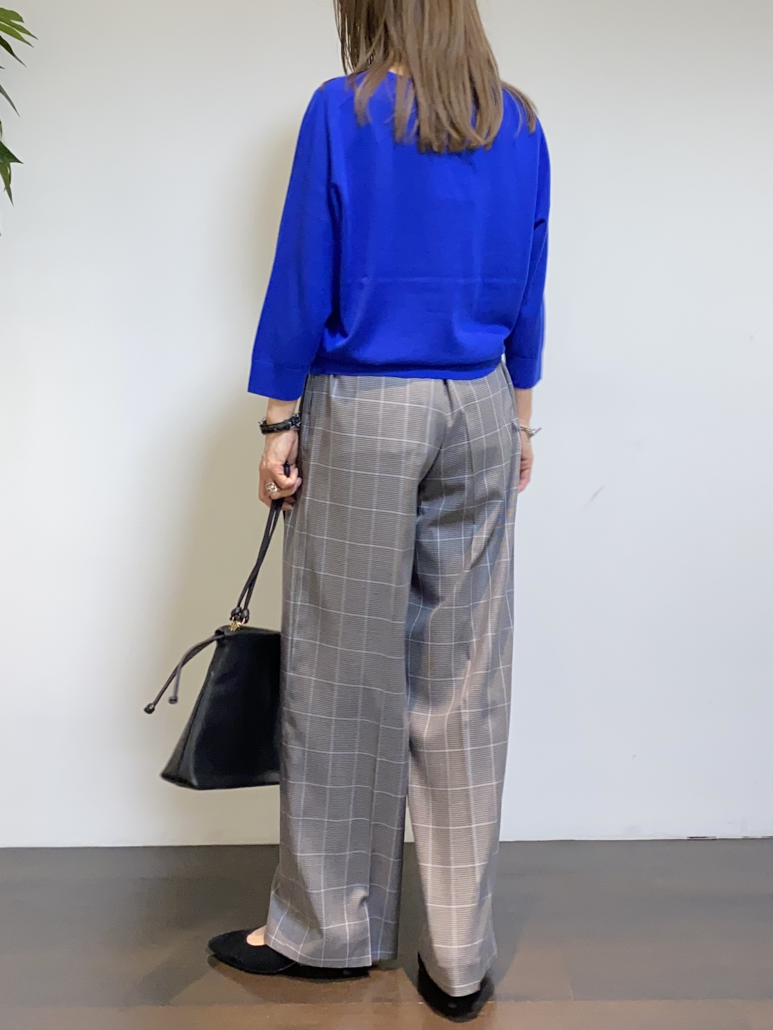 tomoさんの「UNTITLED｜【セットアップ可/秋羽織り】メランジツイルシャツ」を使ったコーディネート
