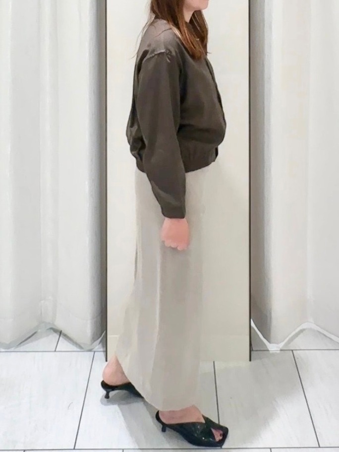 ʏᴜᴋɪᴋᴏさんの「UNTITLED｜【セットアップ可/秋羽織り】メランジツイルシャツ」を使ったコーディネート