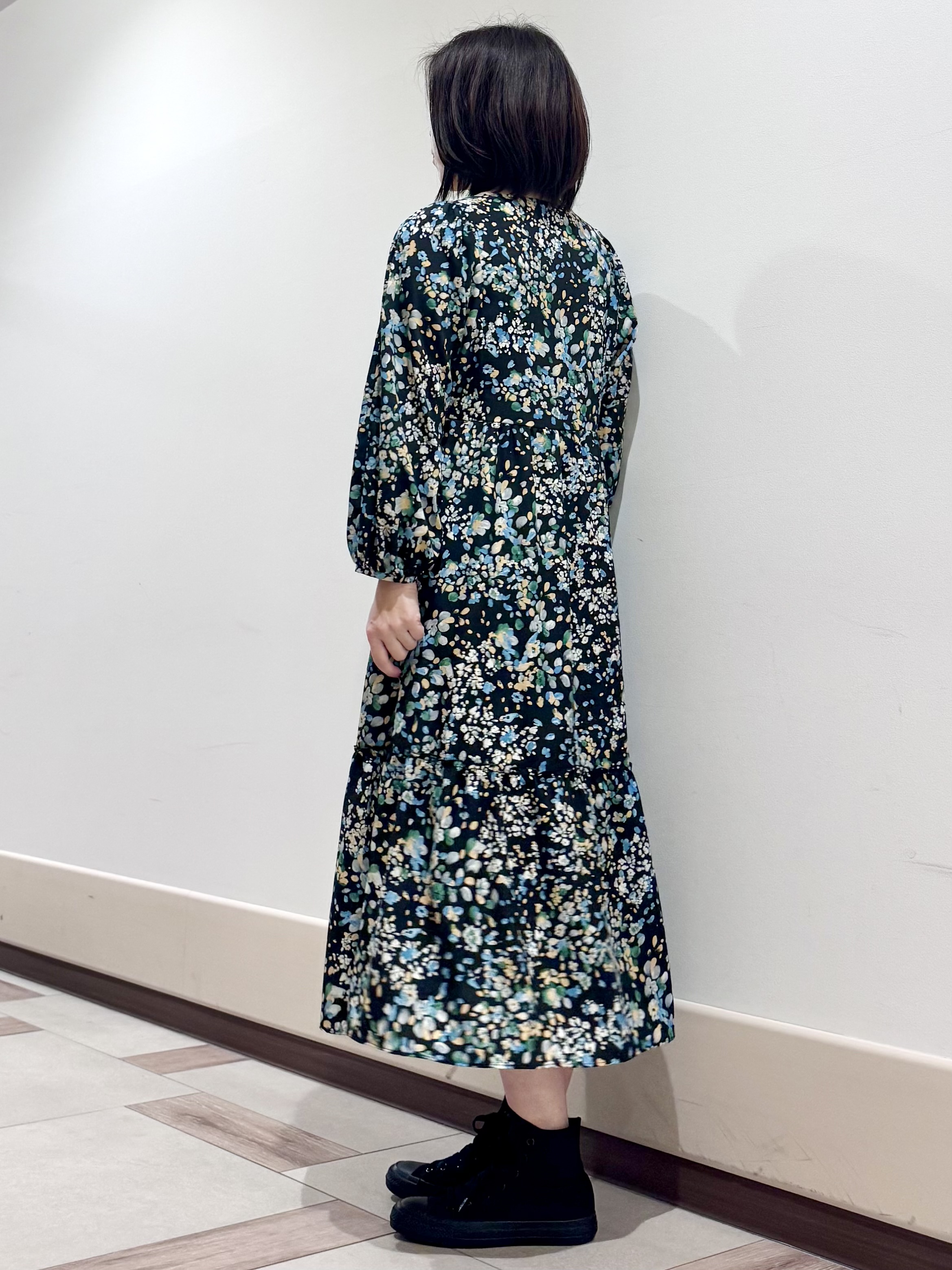 kaeさんの「Reflect｜フラワープリント フェミニンワンピース」を使ったコーディネート
