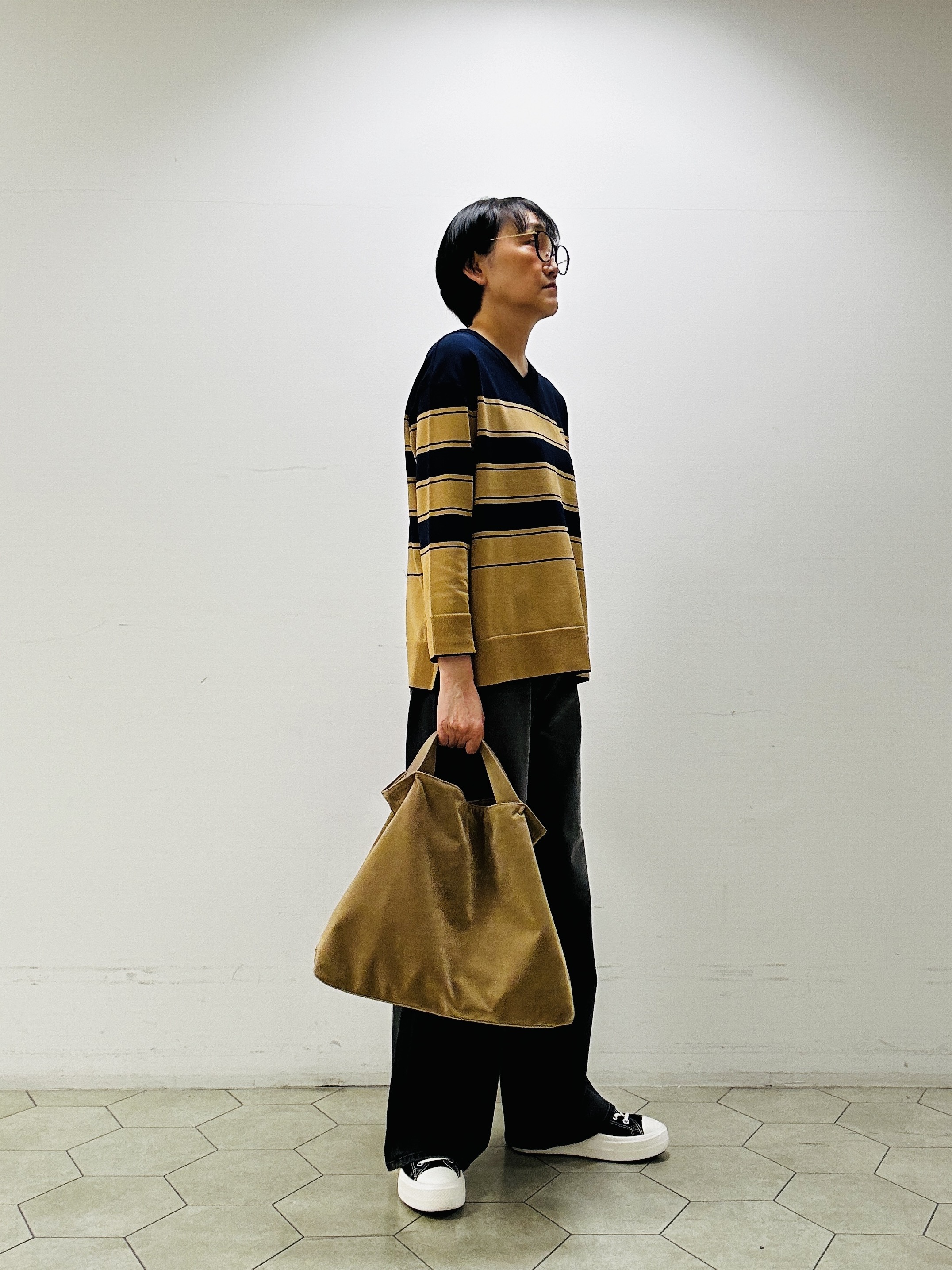 naoさんの「UNTITLED｜【セットアップ可/秋羽織り】スエードライクシャツ」を使ったコーディネート