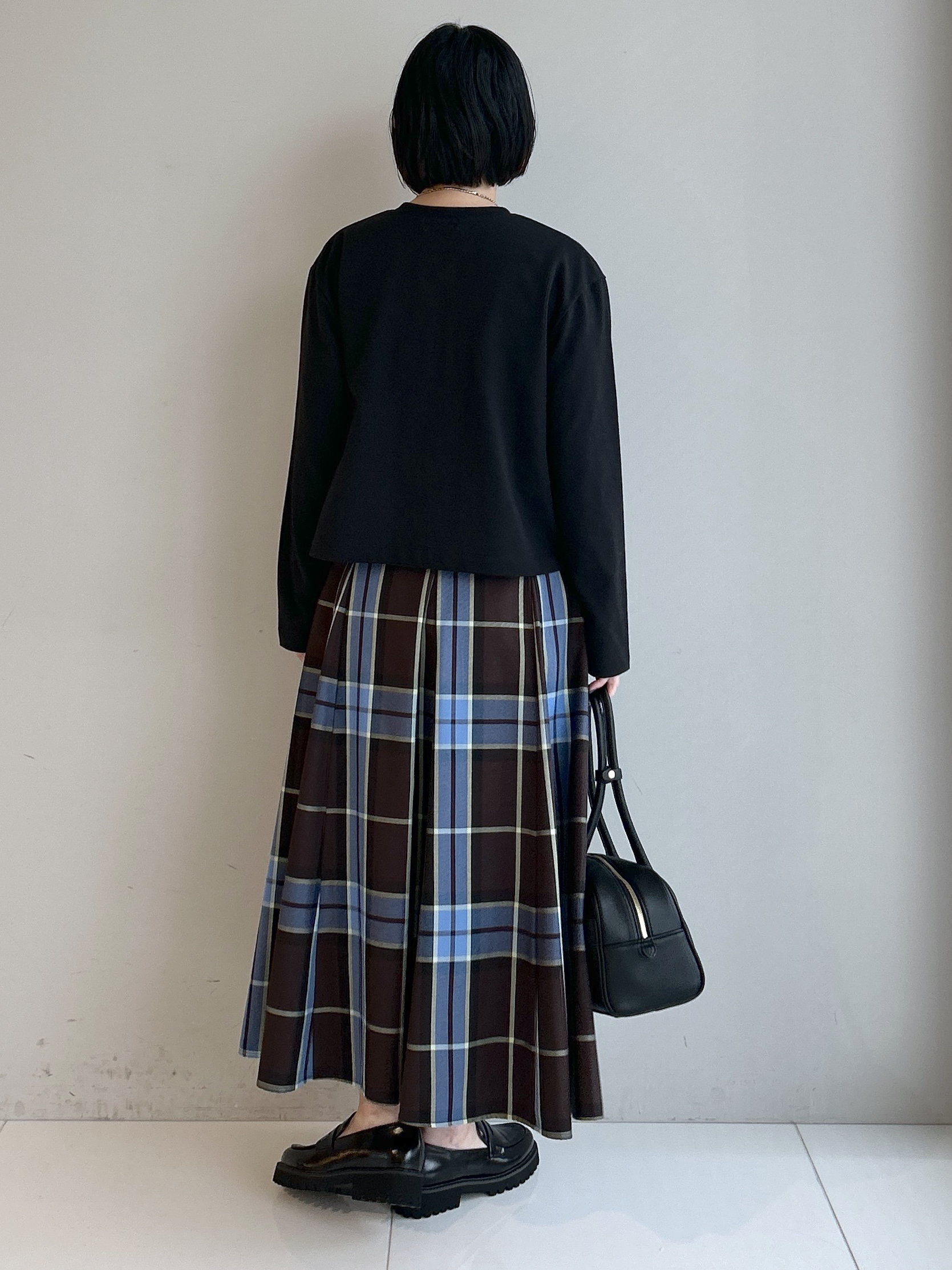 Hirokaさんの「Dessin｜リングスナップミニ裏毛カーディガン」を使ったコーディネート