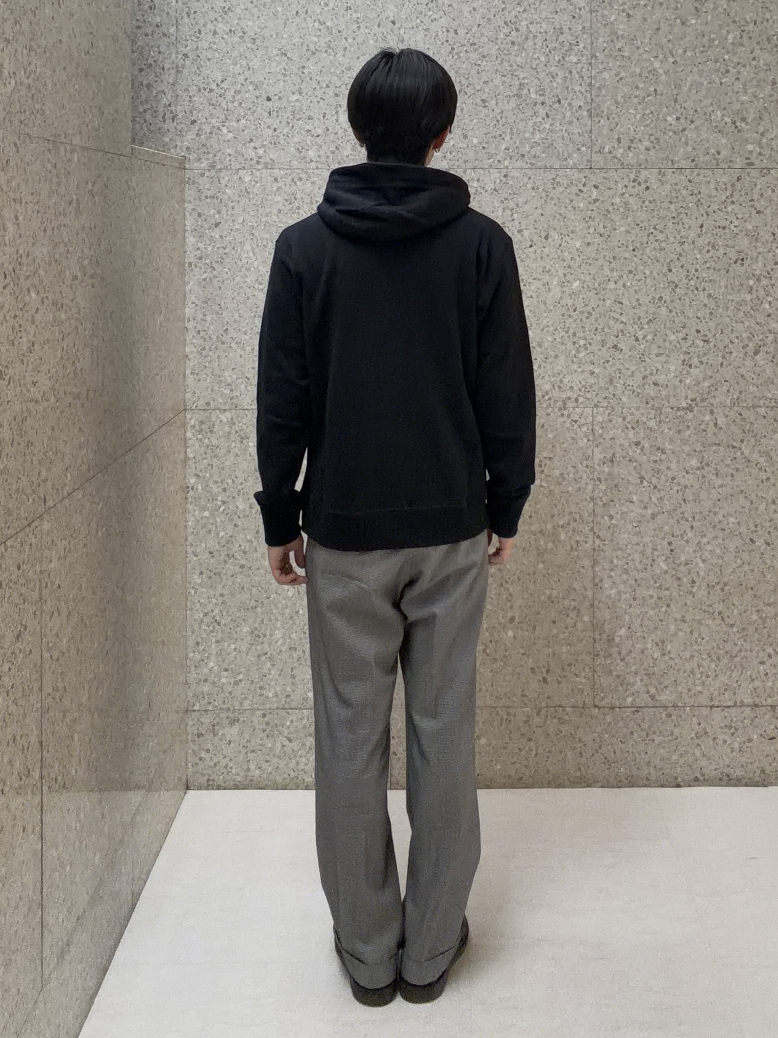 キムラさんの「TAKEO KIKUCHI｜【BOWLER HAT LABEL】ジップアップ スウェットパーカー」を使ったコーディネート