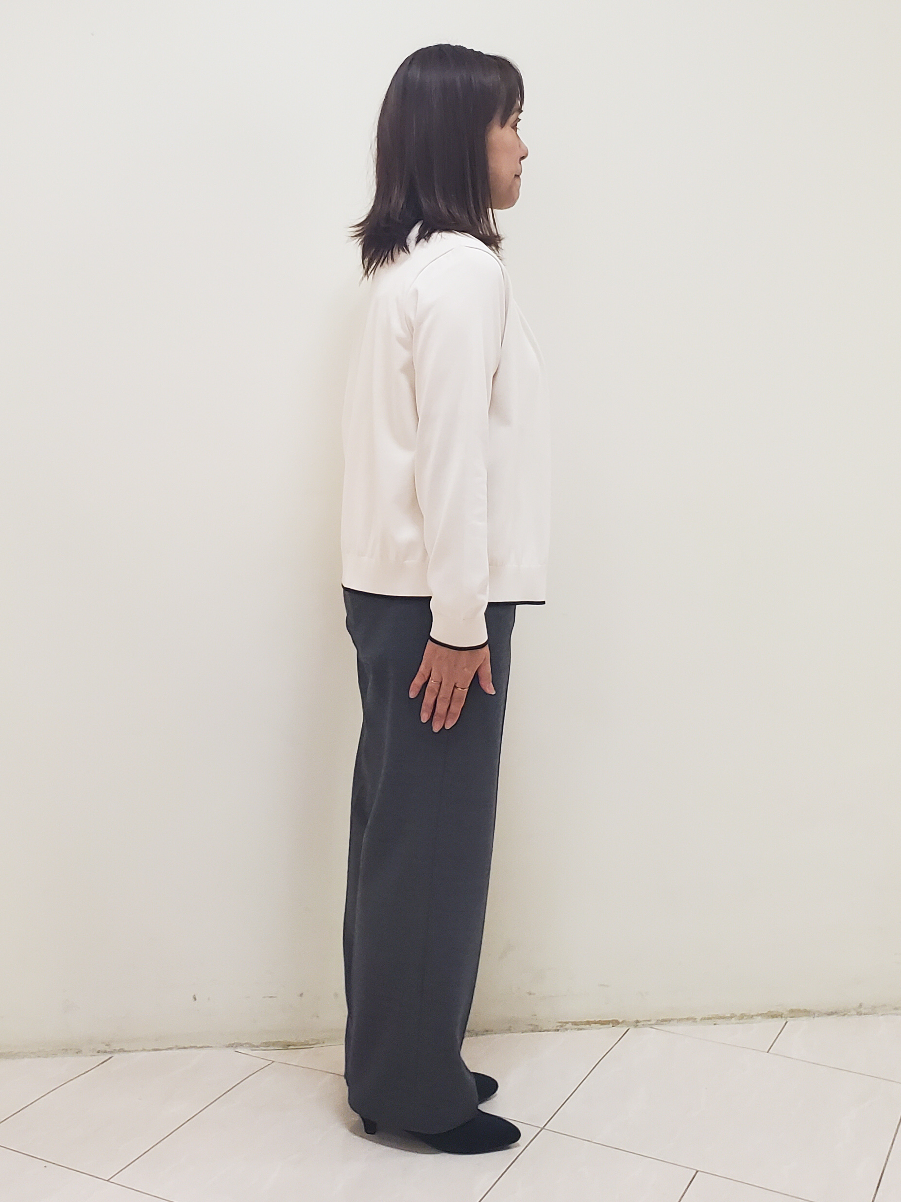 Shiosioさんの「Reflect｜【UVカット／アンサンブル／手洗い可】バイカラーニットプルオーバー」を使ったコーディネート
