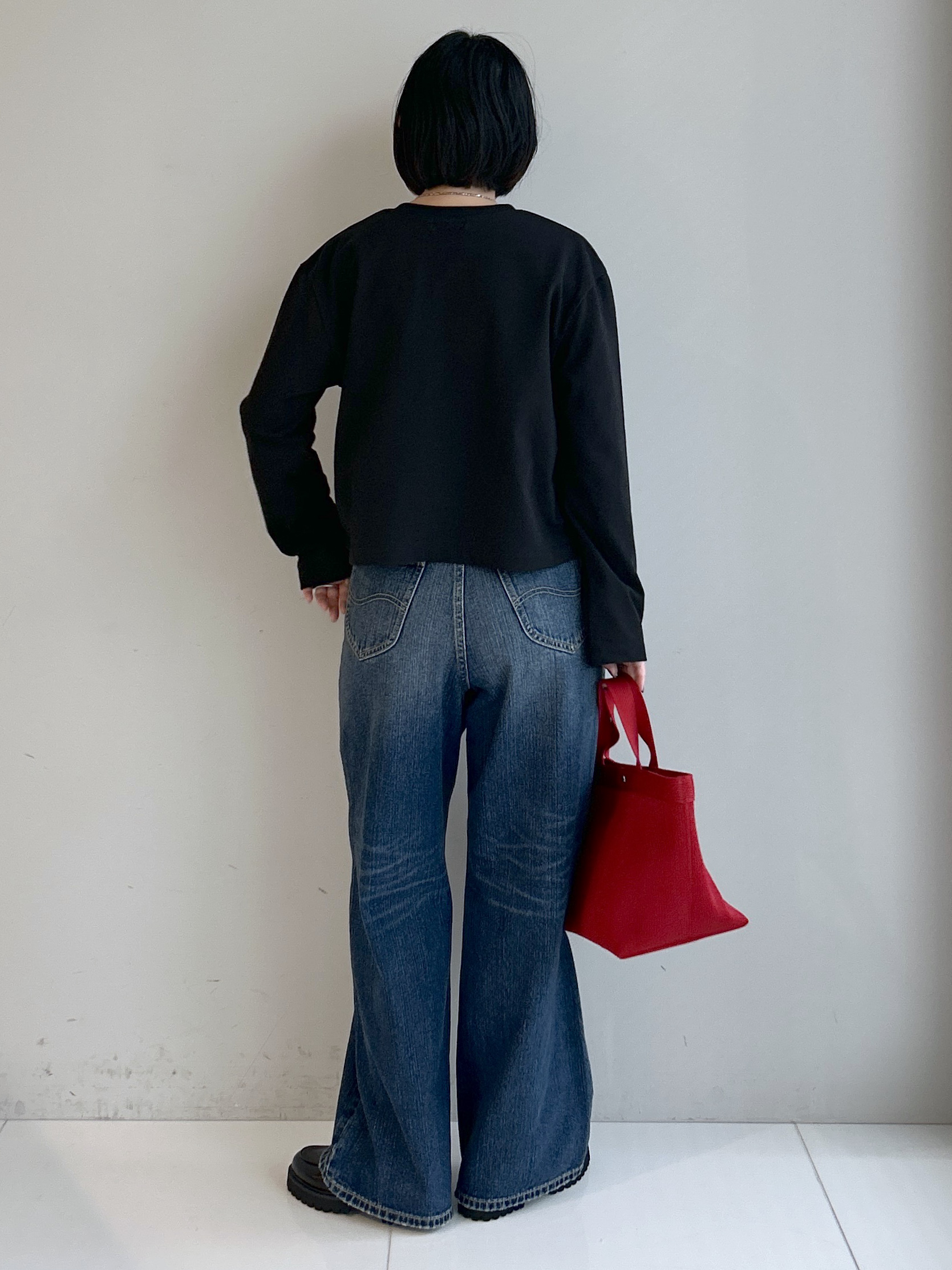 Hirokaさんの「Dessin｜リングスナップミニ裏毛カーディガン」を使ったコーディネート