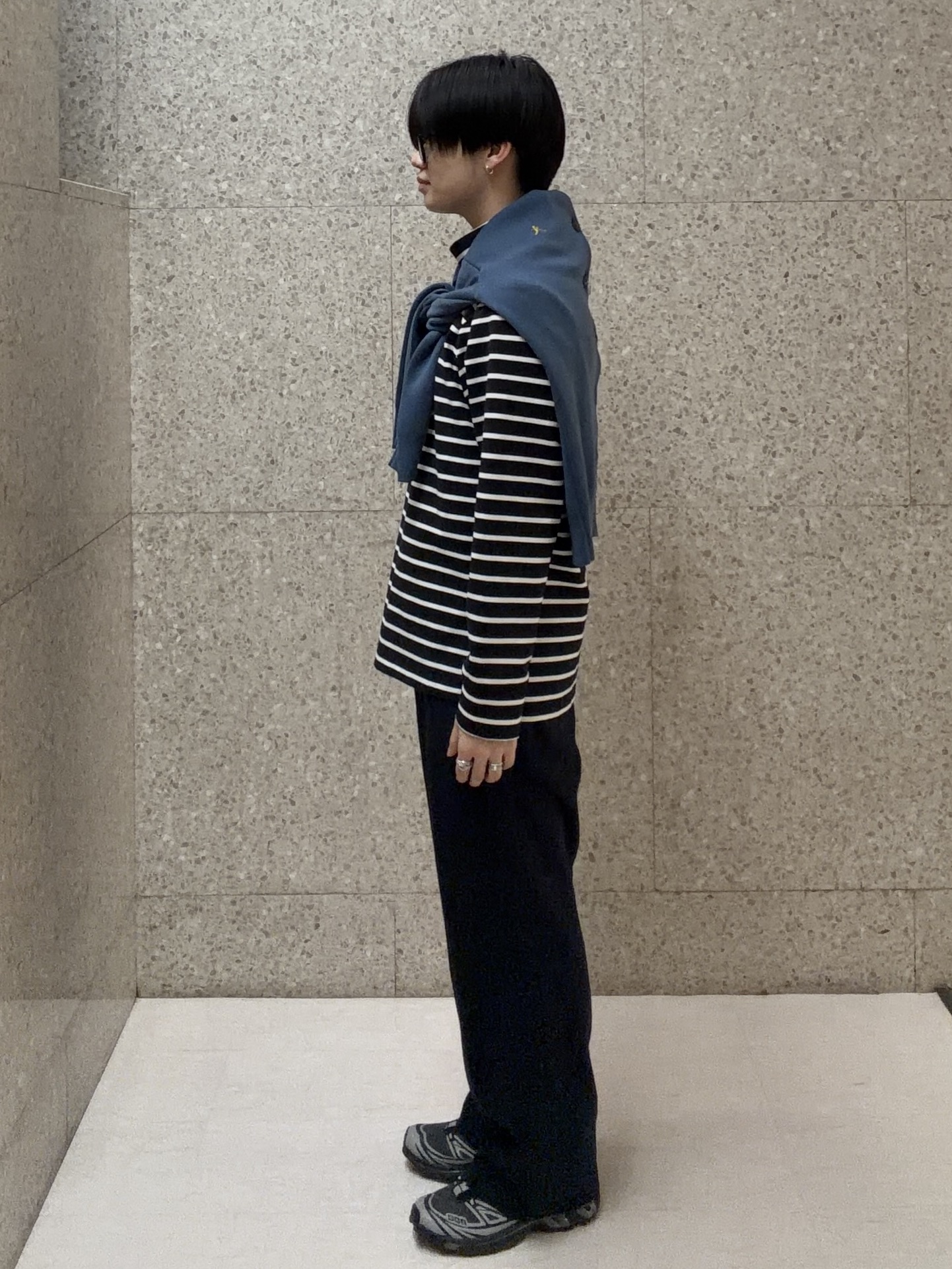 キムラさんの「TAKEO KIKUCHI｜【BOWLER HAT LABEL】オフタートル プルオーバージャージ」を使ったコーディネート