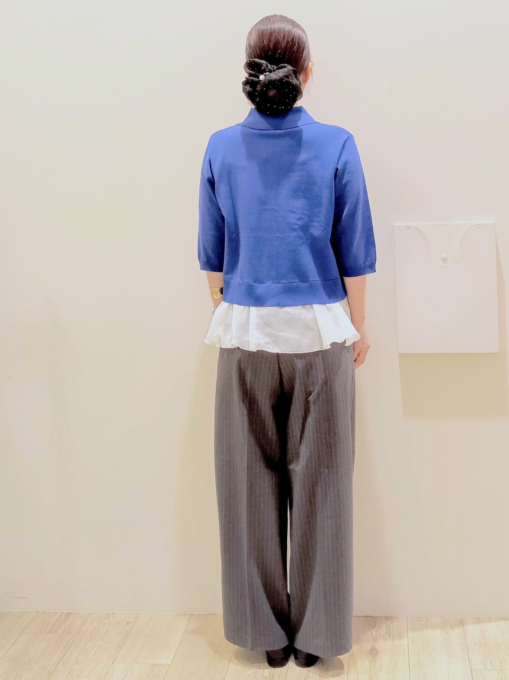 MKさんの「index｜裾シアードッキングニット【洗濯機OK】」を使ったコーディネート