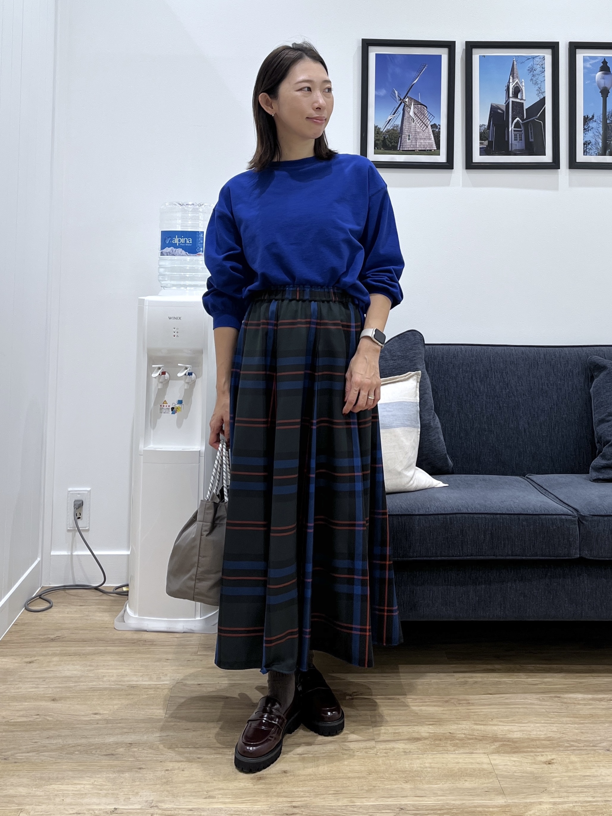 canaさんの「Dessin｜バックヘンリーカットソー長袖」を使ったコーディネート