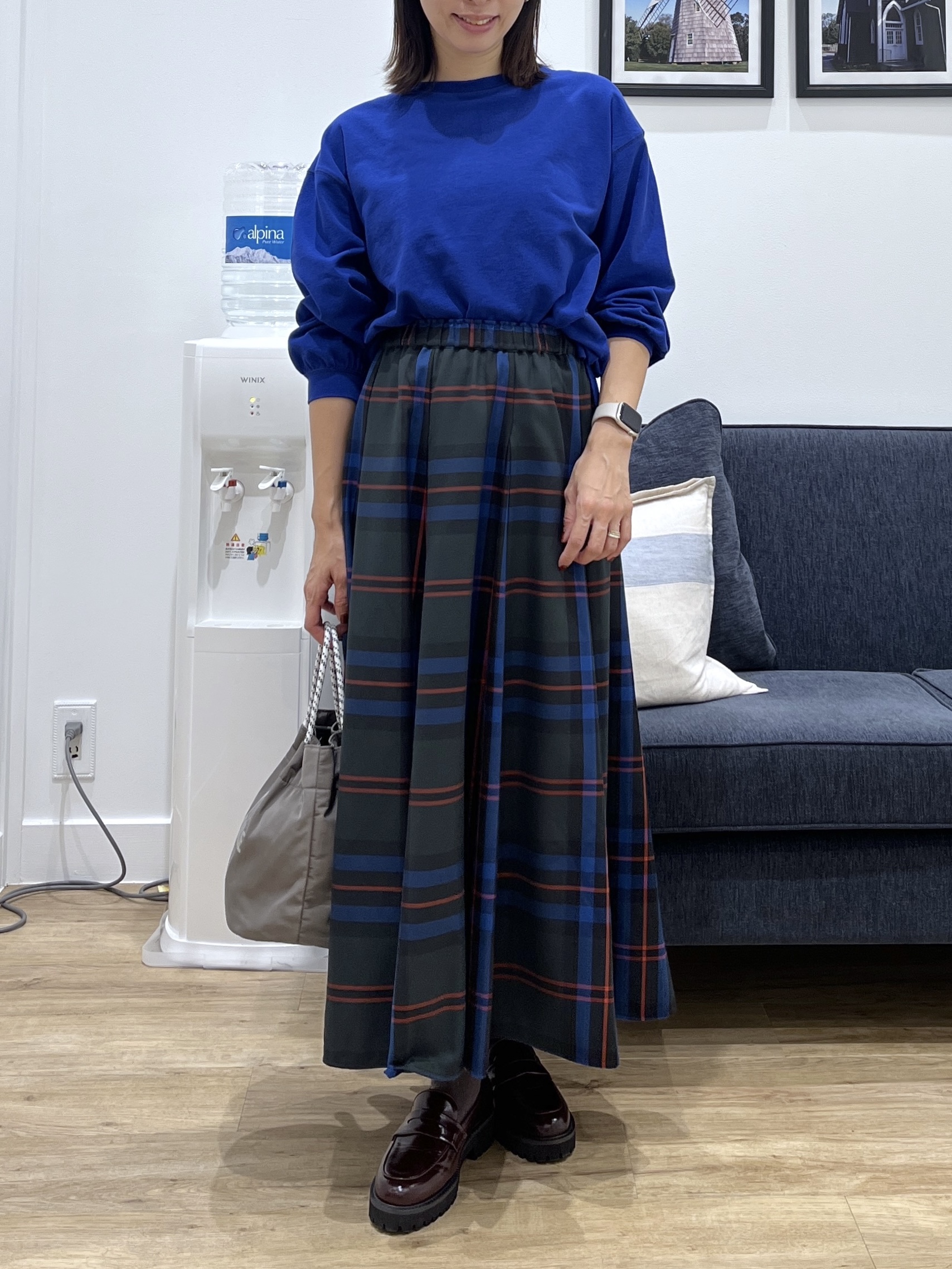 canaさんの「Dessin｜バックヘンリーカットソー長袖」を使ったコーディネート