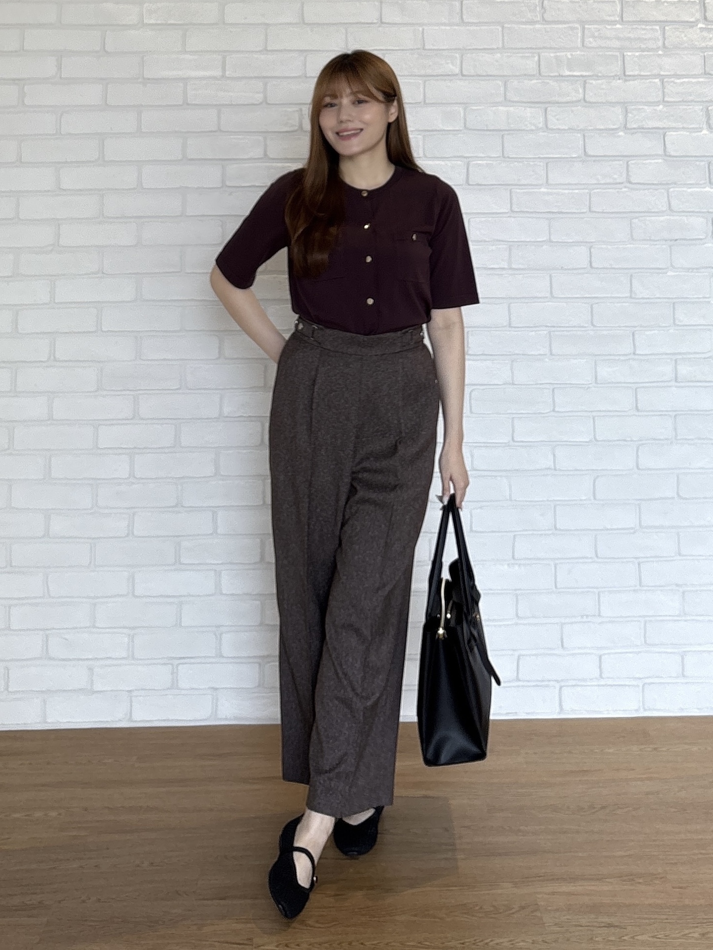sayaさんの「grove｜【ひんやり・UV・洗濯機◎】上品コットン混カーディガン」を使ったコーディネート