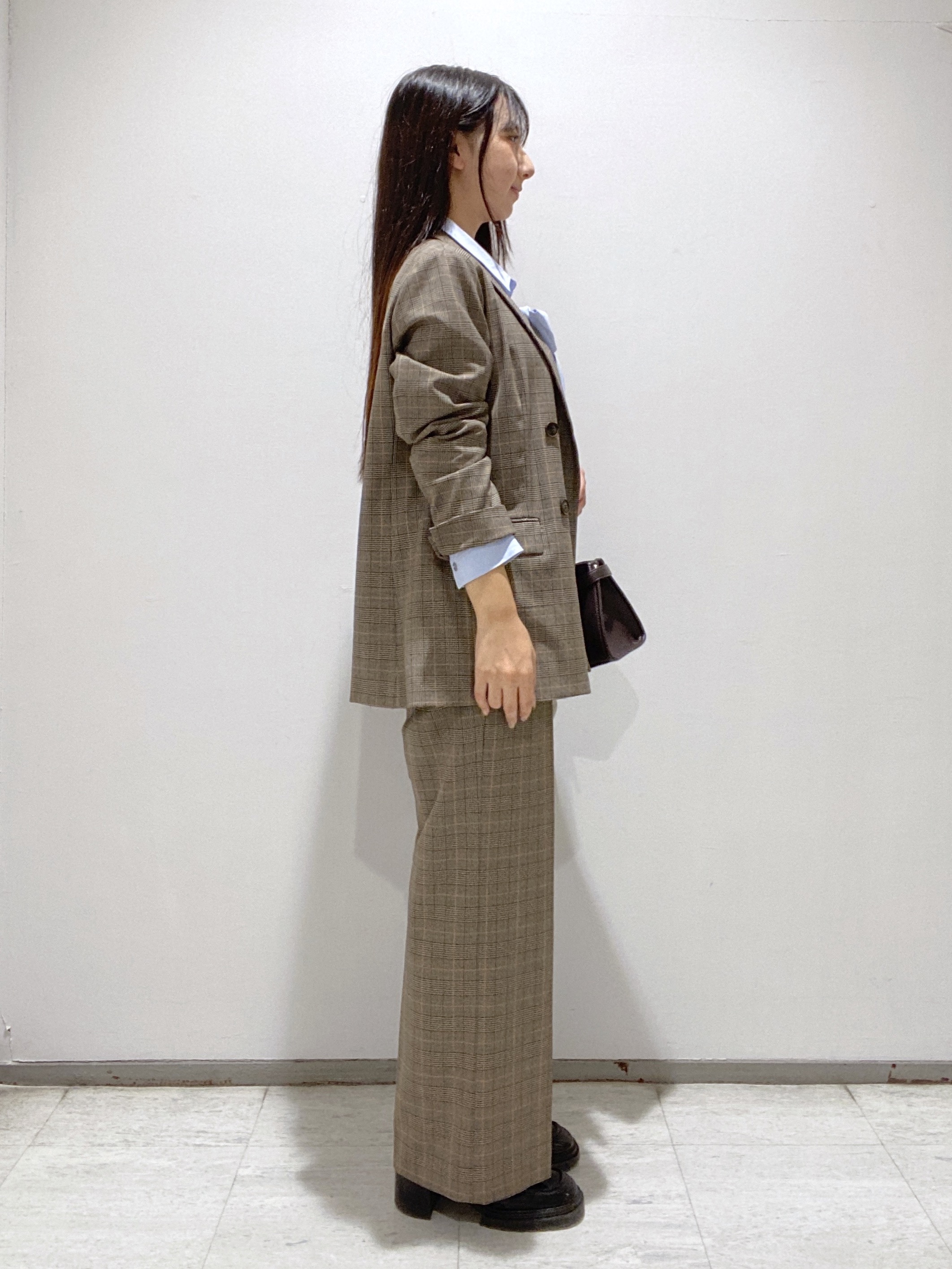 meiさんの「INDIVI｜【ストレッチ◎】取外し可ボウタイシャツ」を使ったコーディネート
