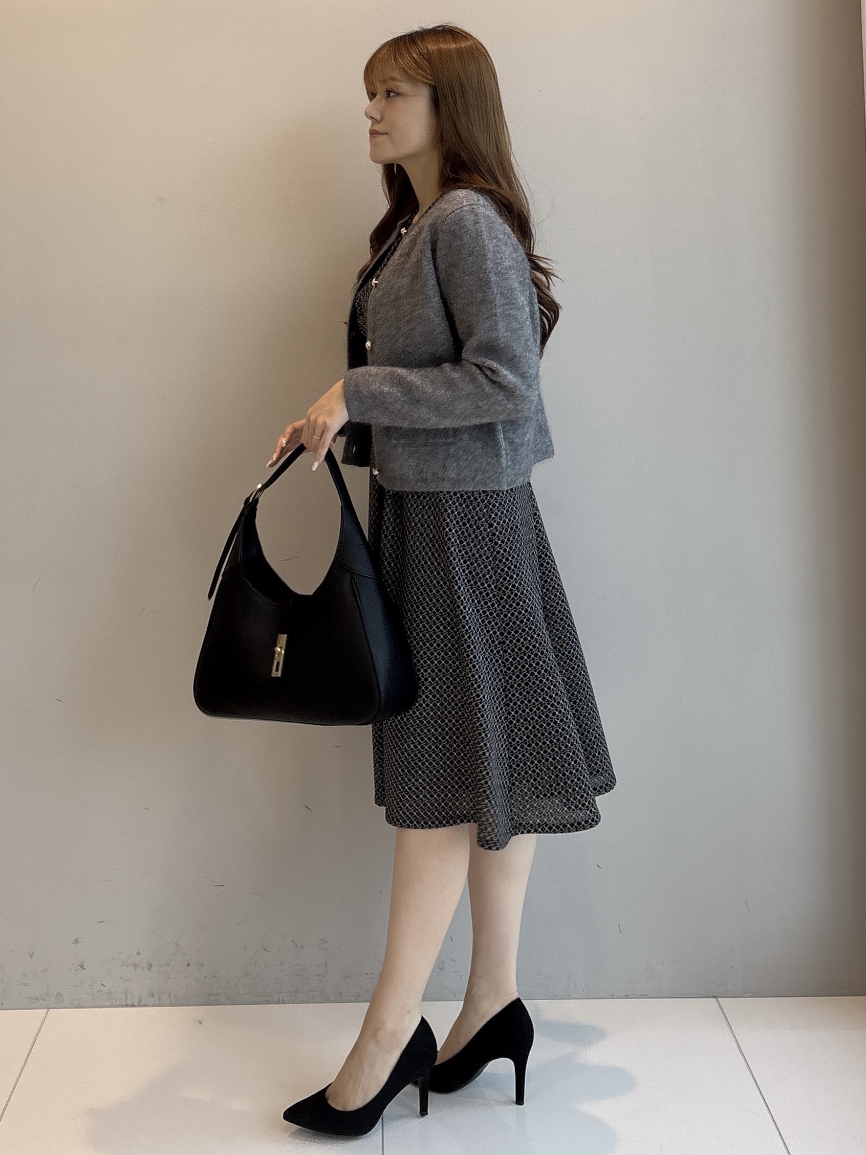 sayaさんの「COUP DE CHANCE｜【手洗い可／日本製】カシュクールワンピース」を使ったコーディネート