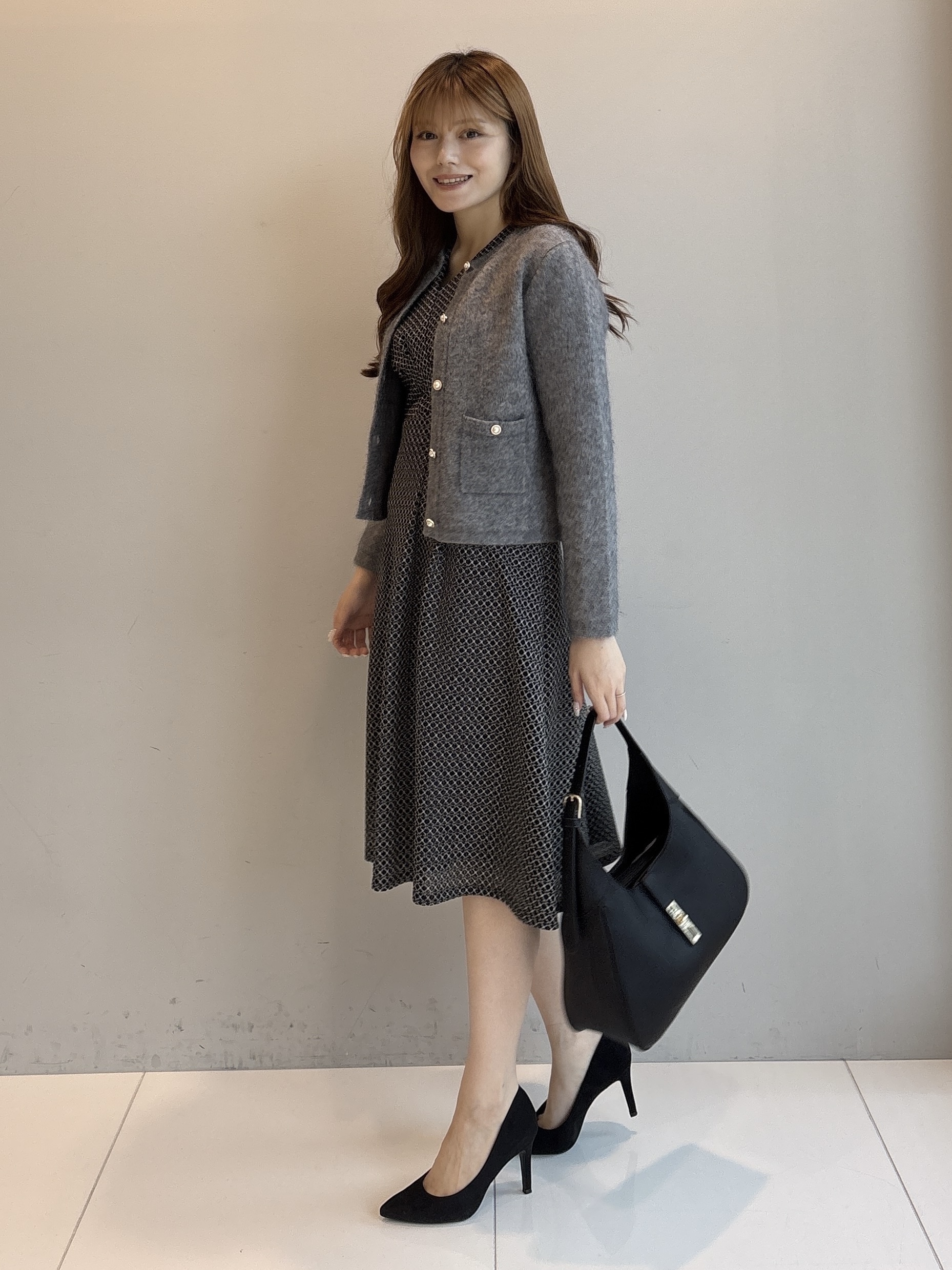 sayaさんの「COUP DE CHANCE｜【手洗い可／日本製】カシュクールワンピース」を使ったコーディネート