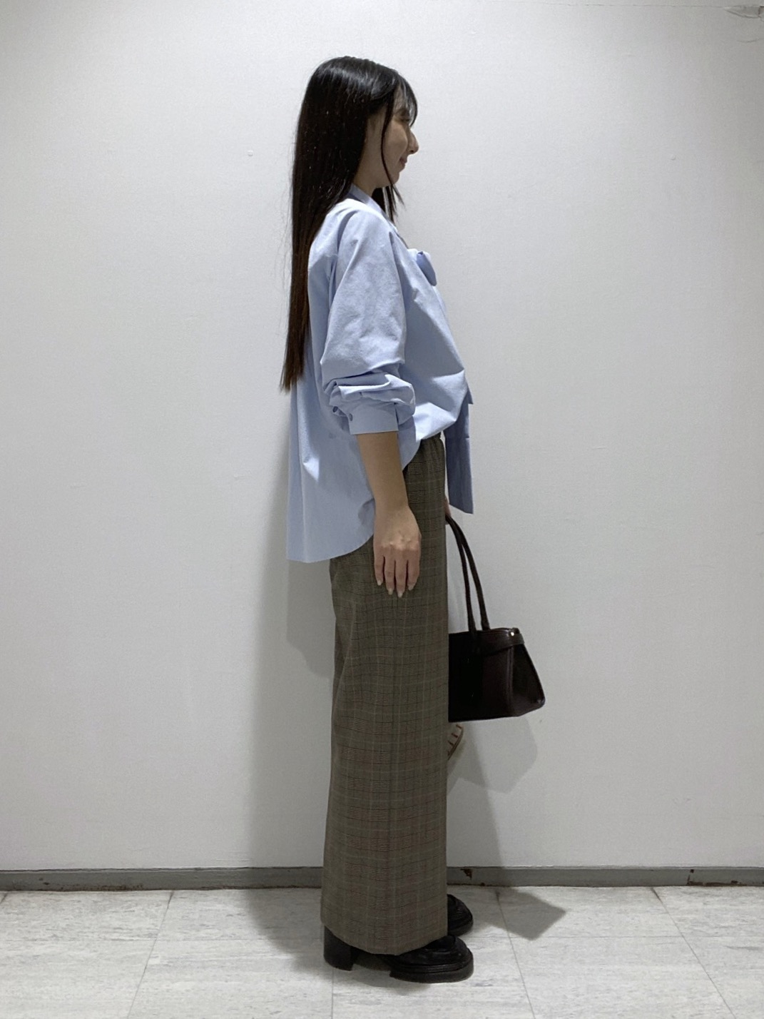 meiさんの「INDIVI｜【ストレッチ◎】取外し可ボウタイシャツ」を使ったコーディネート