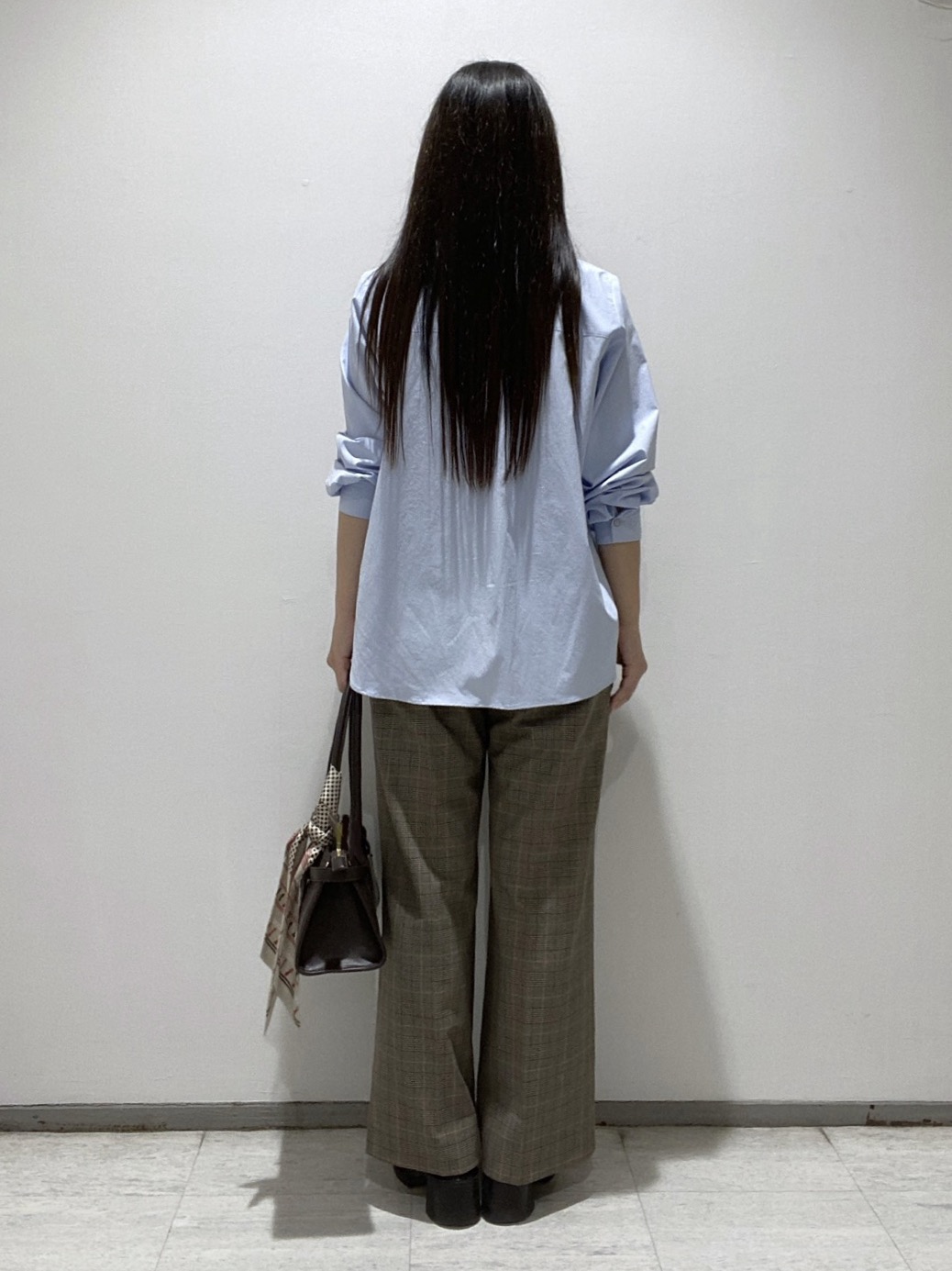 meiさんの「INDIVI｜【ストレッチ◎】取外し可ボウタイシャツ」を使ったコーディネート