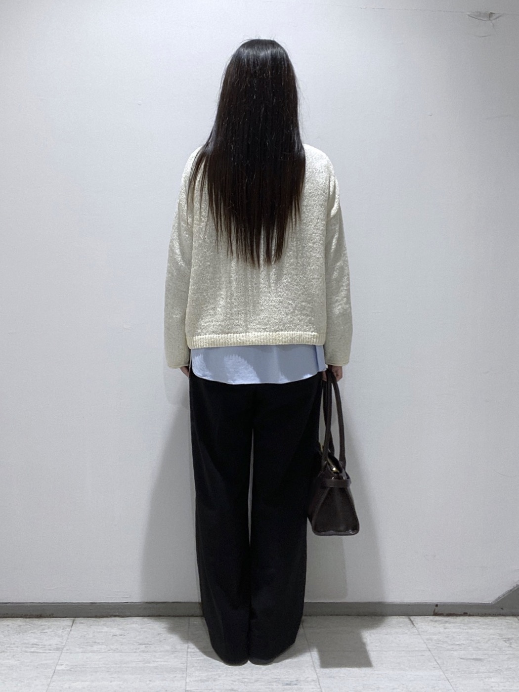 meiさんの「INDIVI｜【ストレッチ◎】取外し可ボウタイシャツ」を使ったコーディネート