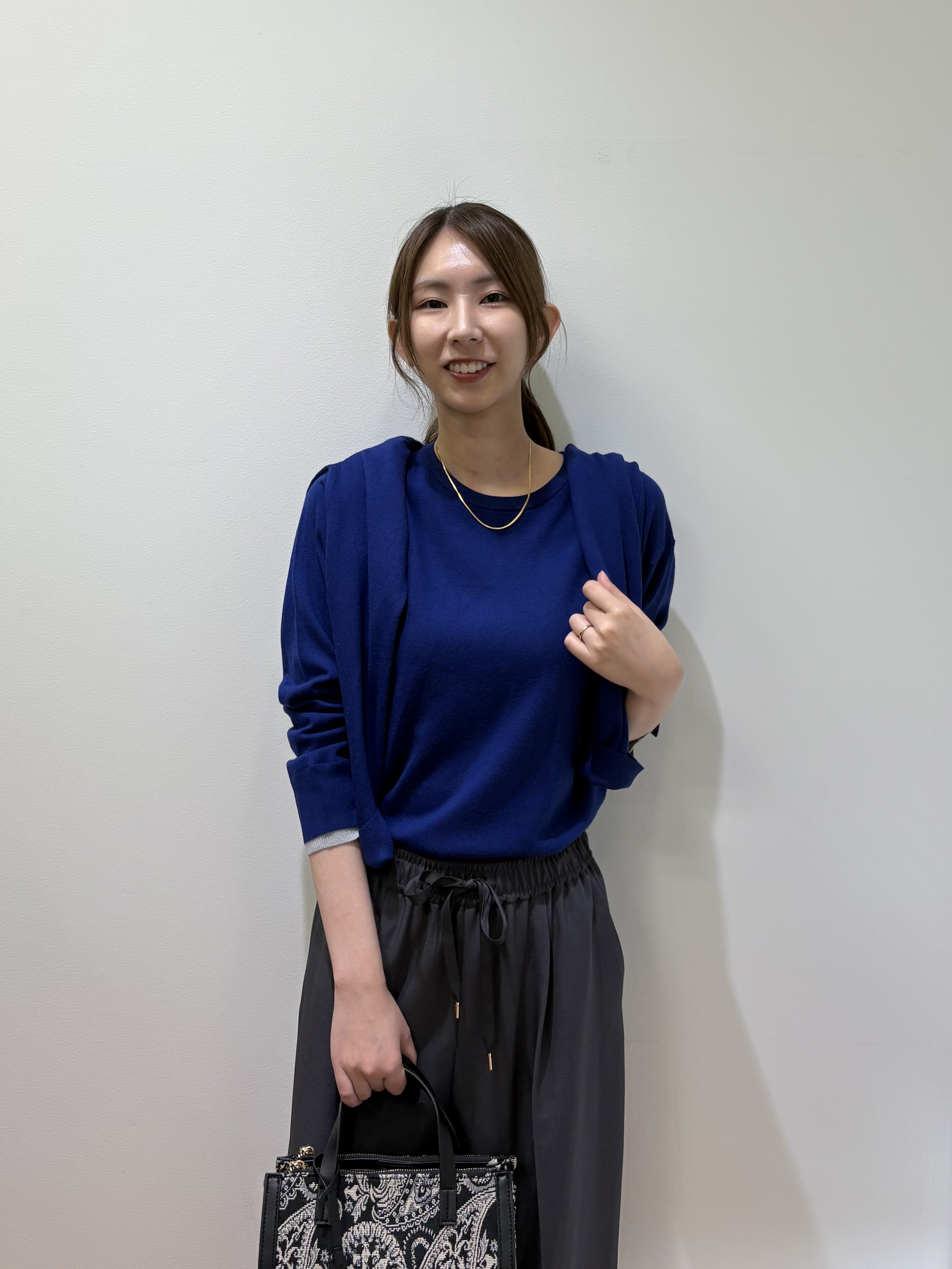 めぐさんの「OPAQUE.CLIP｜美形シルエット イージーワイドパンツ【洗濯機OK】」を使ったコーディネート