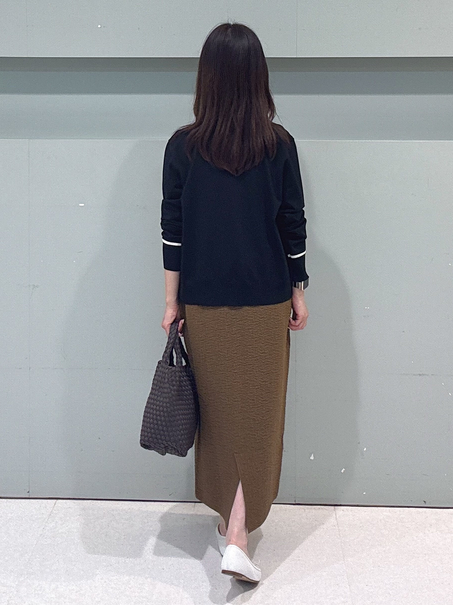 makiさんの「UNTITLED｜【アンサンブル可能/秋羽織り】コンパクトニットカーディガン」を使ったコーディネート