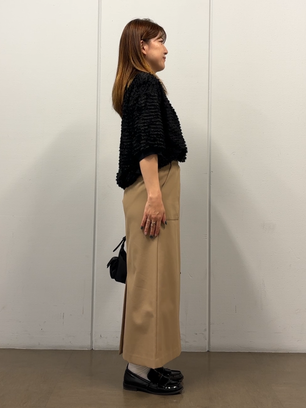 SaKiさんの「UNTITLED｜【秋映え/体型カバー】フェザージャガードプルオーバー」を使ったコーディネート