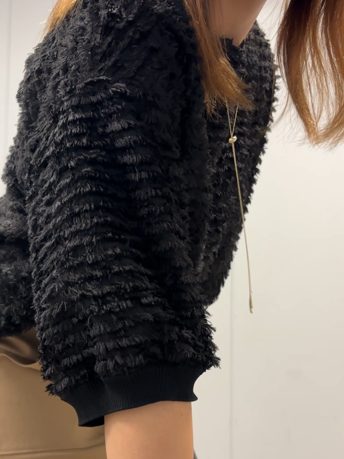 SaKiさんの「UNTITLED｜【秋映え/体型カバー】フェザージャガードプルオーバー」を使ったコーディネート