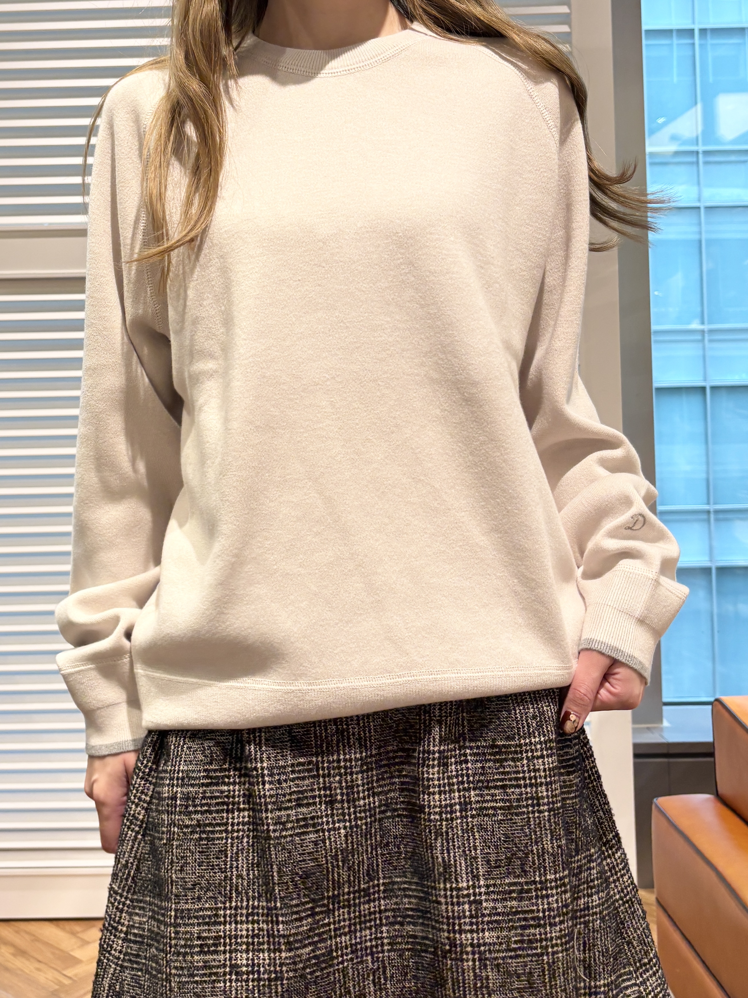 清水夏姫さんの「DRESSTERIOR｜【セットアップ可】ループグレンミニスカート」を使ったコーディネート