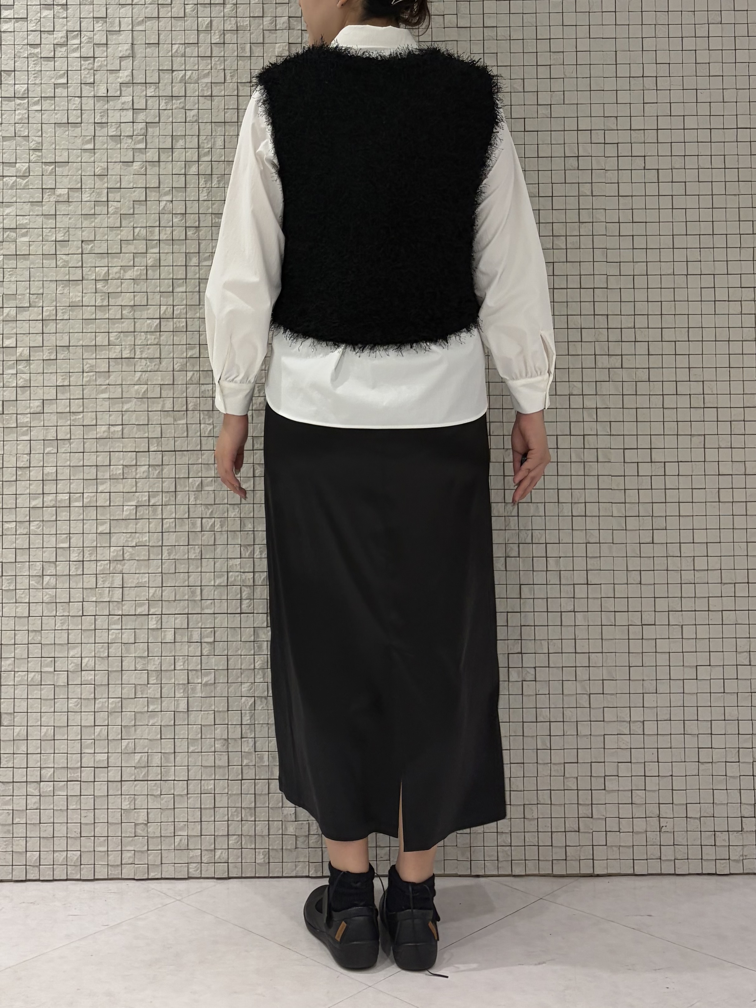 koharuさんの「INDIVI｜【ストレッチ◎】取外し可ボウタイシャツ」を使ったコーディネート