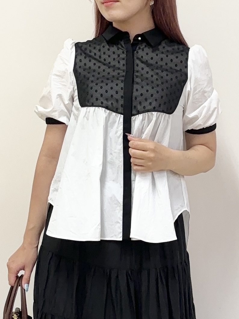 Rinaさんの「DRESSTERIOR｜【再入荷】コットンボイルティアードスカート」を使ったコーディネート