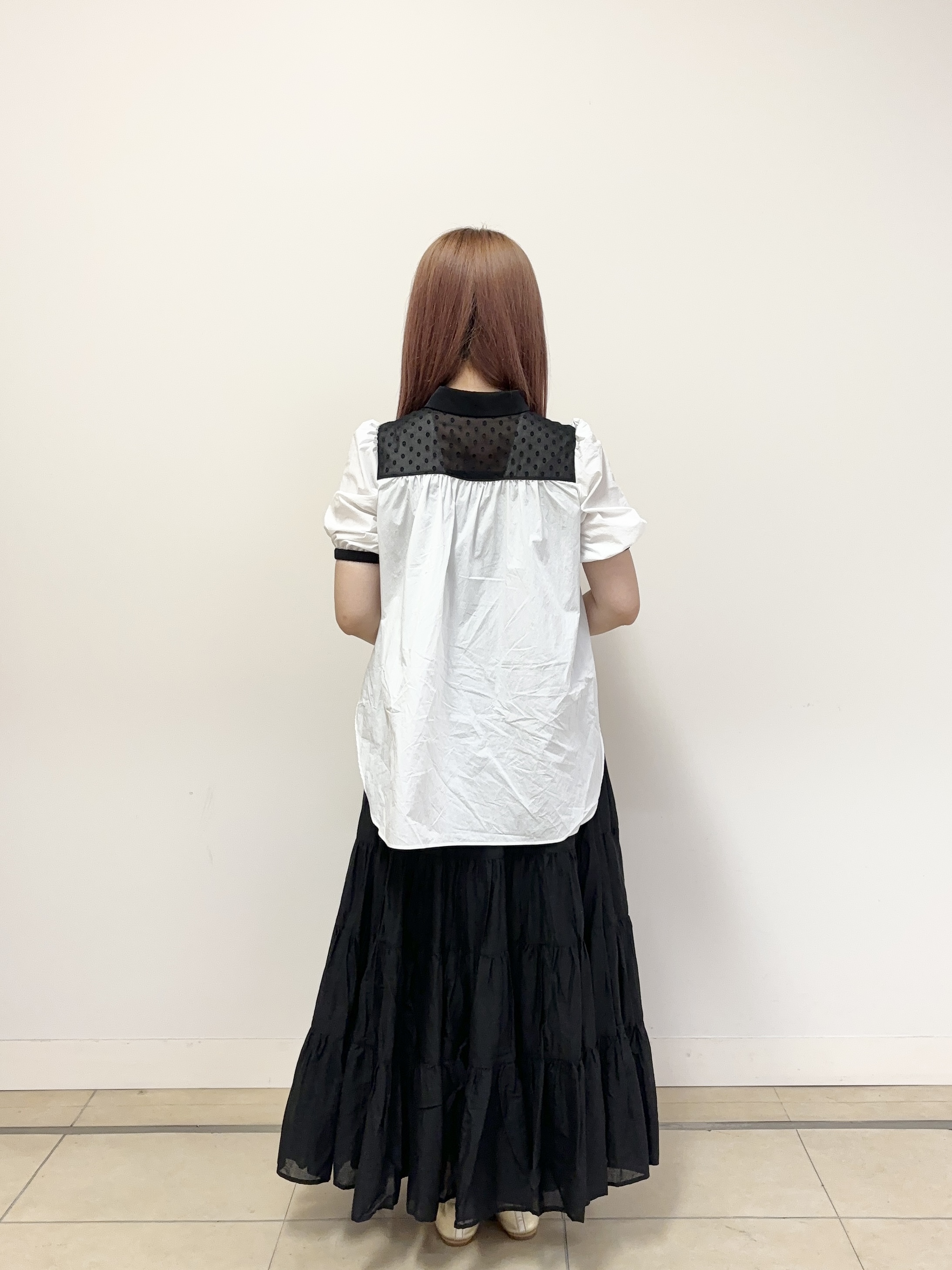 Rinaさんの「DRESSTERIOR｜【再入荷】コットンボイルティアードスカート」を使ったコーディネート