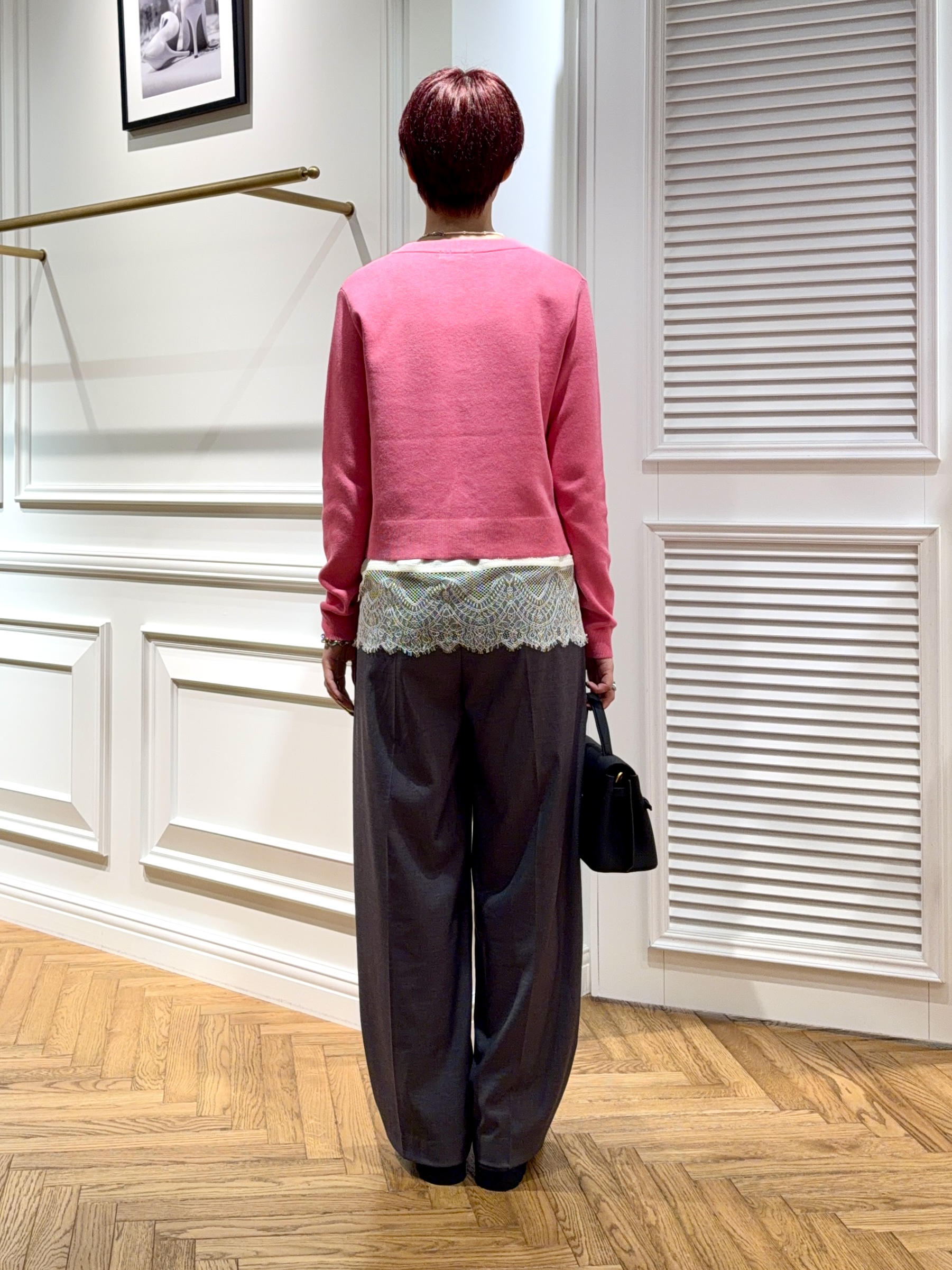 renaさんの「DRESSTERIOR｜【5色展開/ウォッシャブル】コットンカシミヤカーディガン」を使ったコーディネート