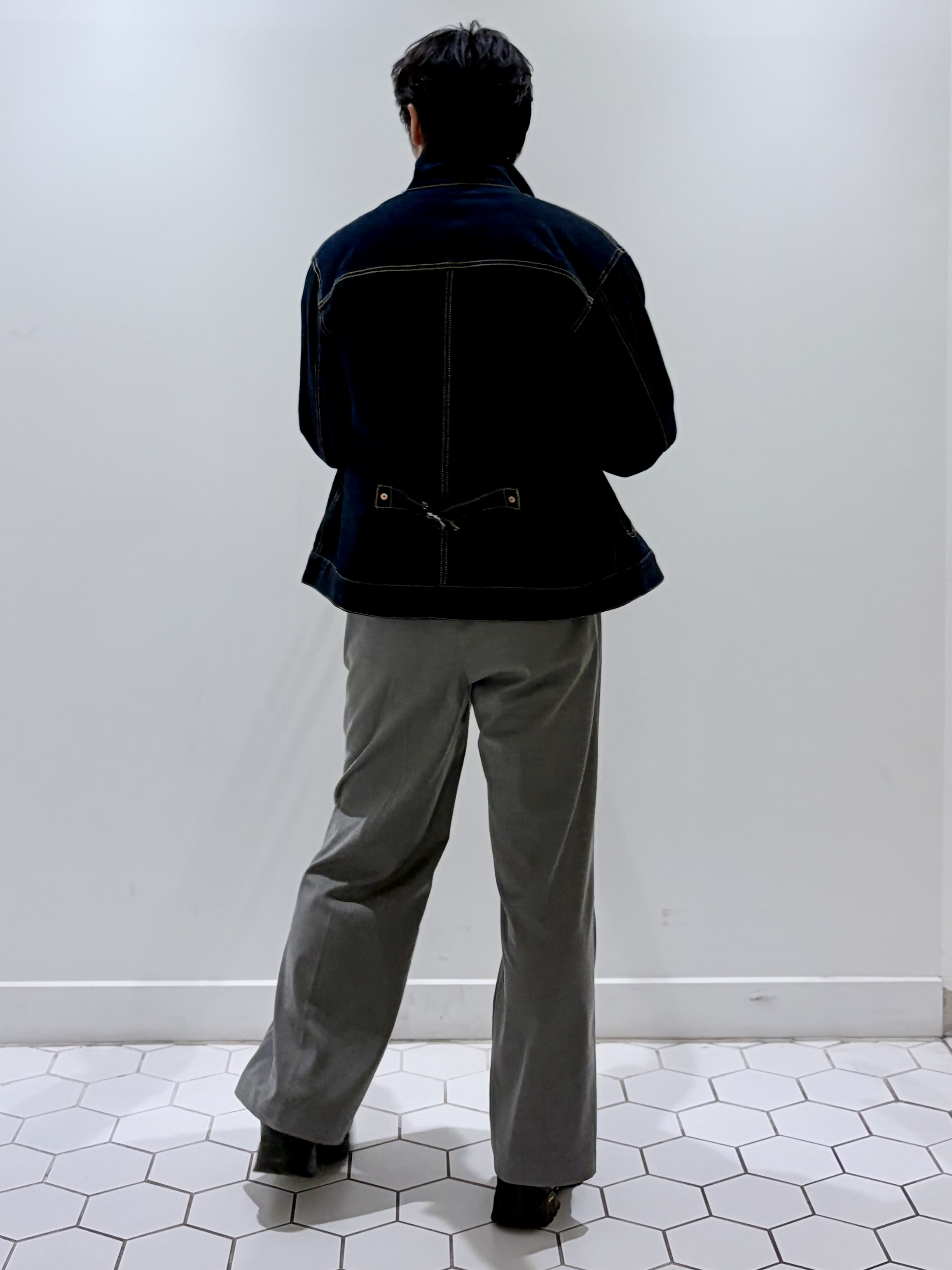 takeruさんの「Dessin｜衿コーデュロイデニムジャケット」を使ったコーディネート