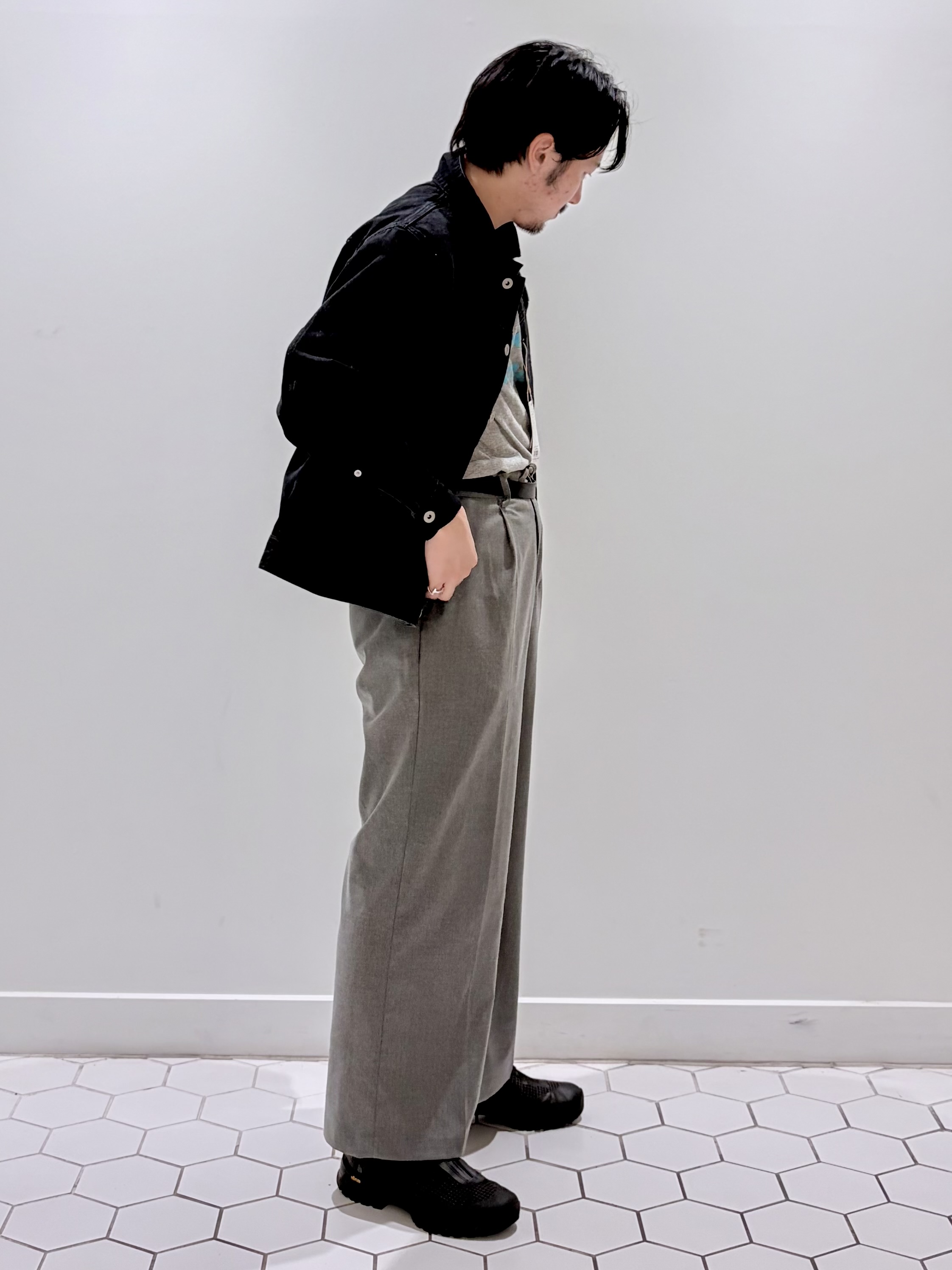 takeruさんの「Dessin｜ワイドパンツ」を使ったコーディネート