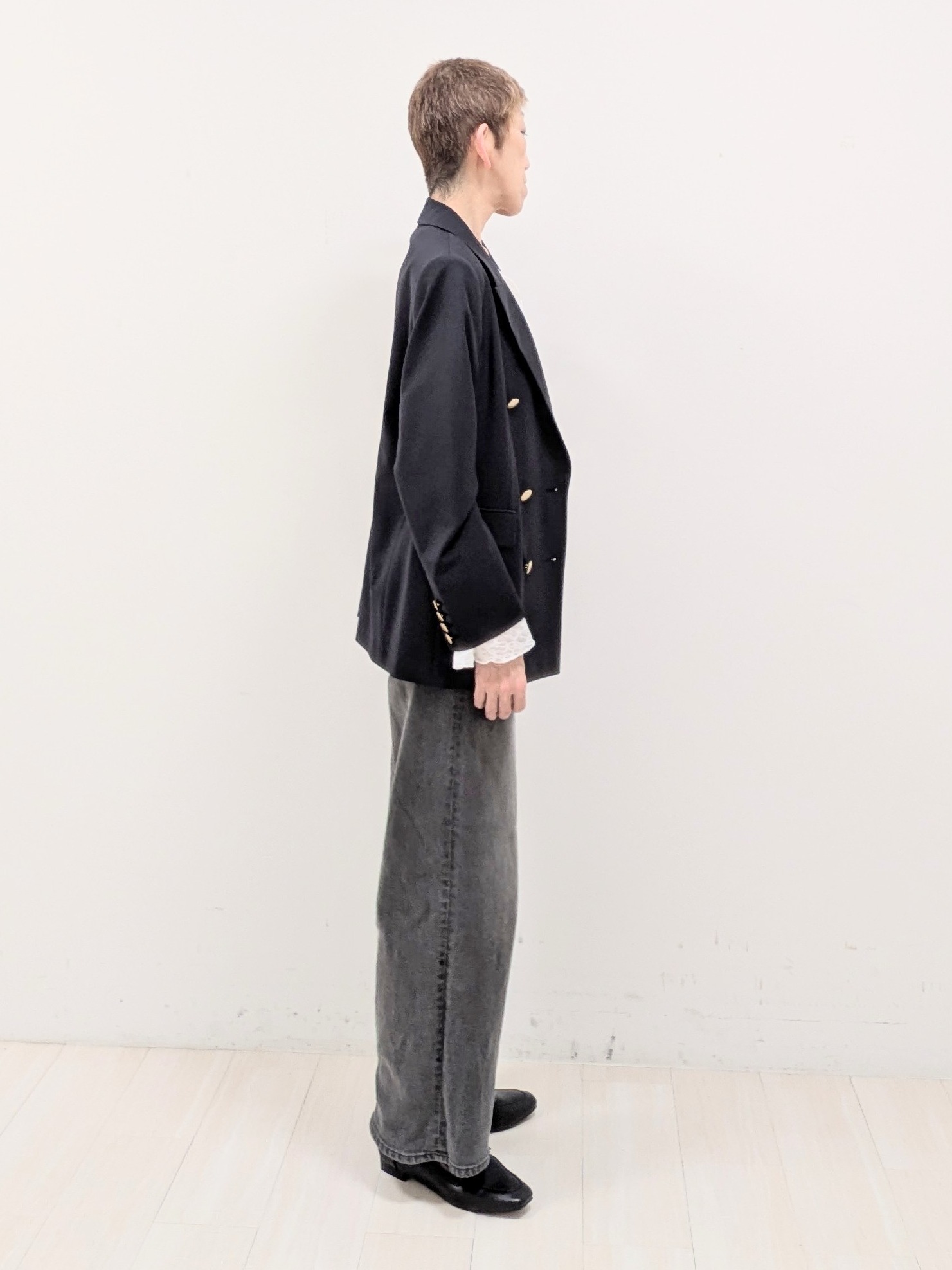 sachiさんの「Reflect｜【通勤】ダブルブレザージャケット」を使ったコーディネート