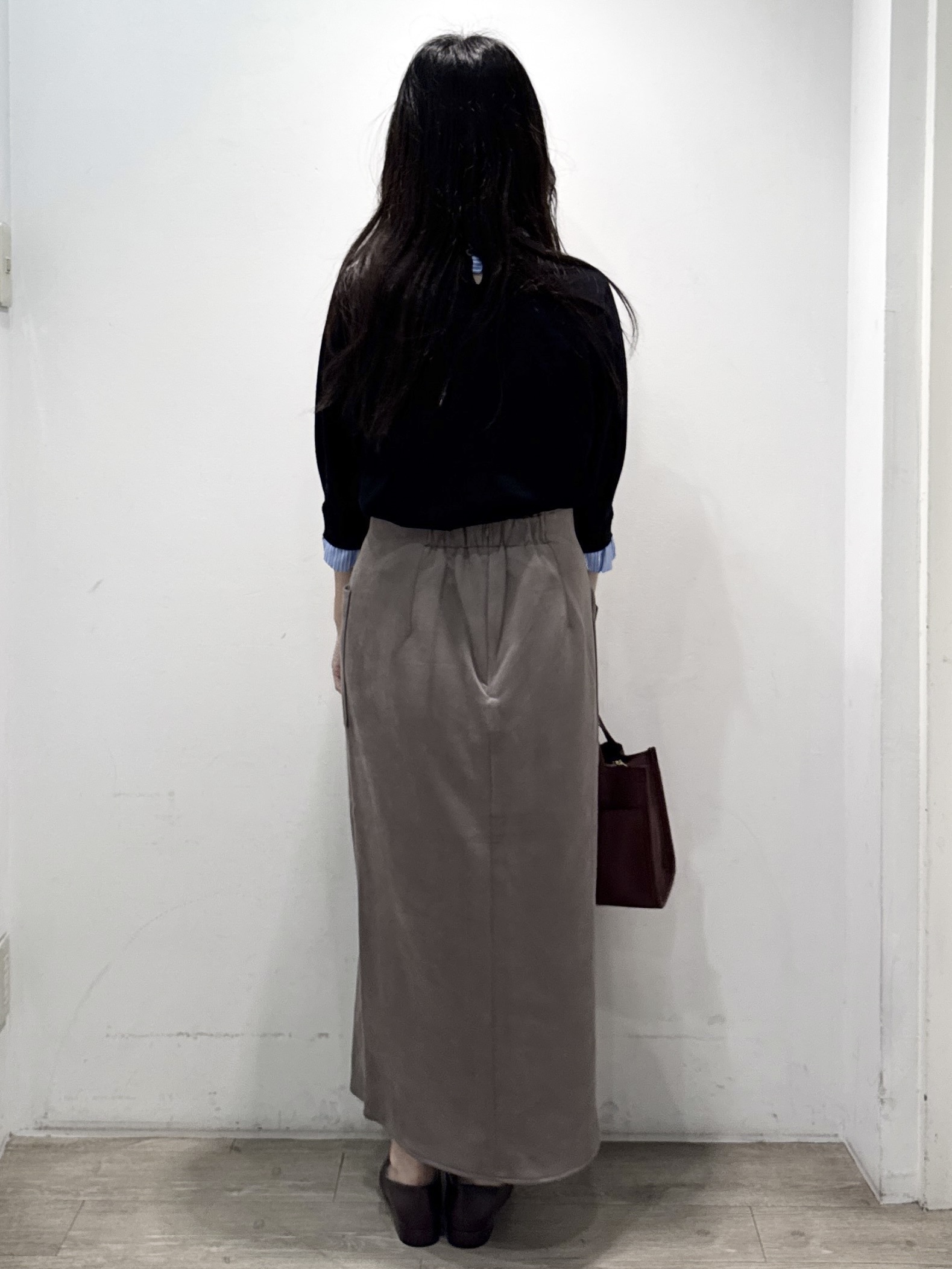 yuicciさんの「OPAQUE.CLIP｜【UVケア／遮熱性】フリルドッキングニット《洗濯機OK》」を使ったコーディネート