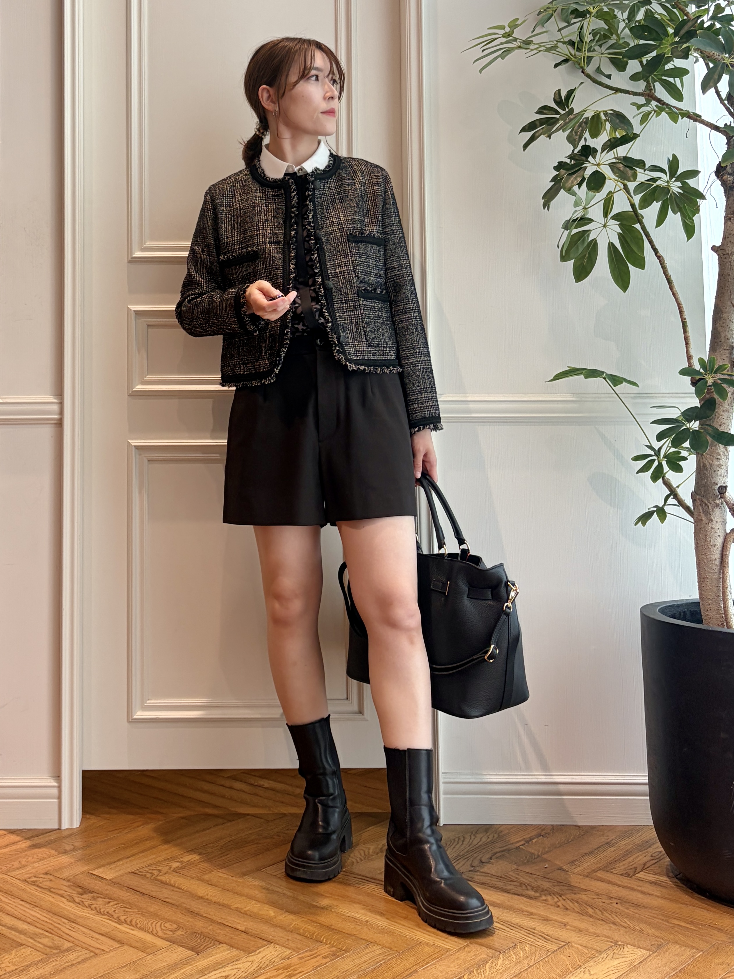 nakaoさんの「DRESSTERIOR｜◆MILOS（ミロス）金具付きトートバッグ」を使ったコーディネート