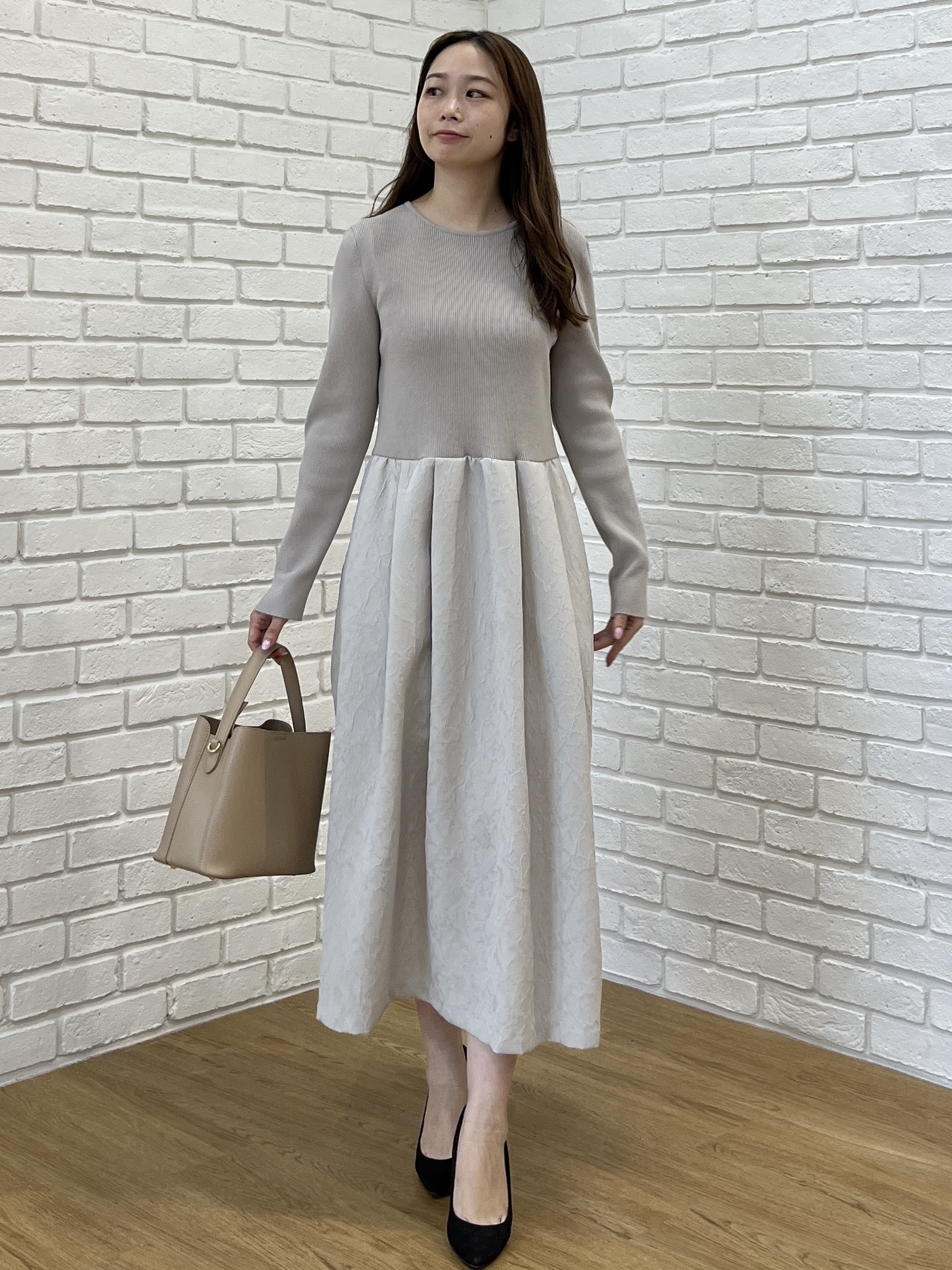 Saekoさんの「UNTITLED｜【追加/新色】エアリーワンハンドルバッグ」を使ったコーディネート
