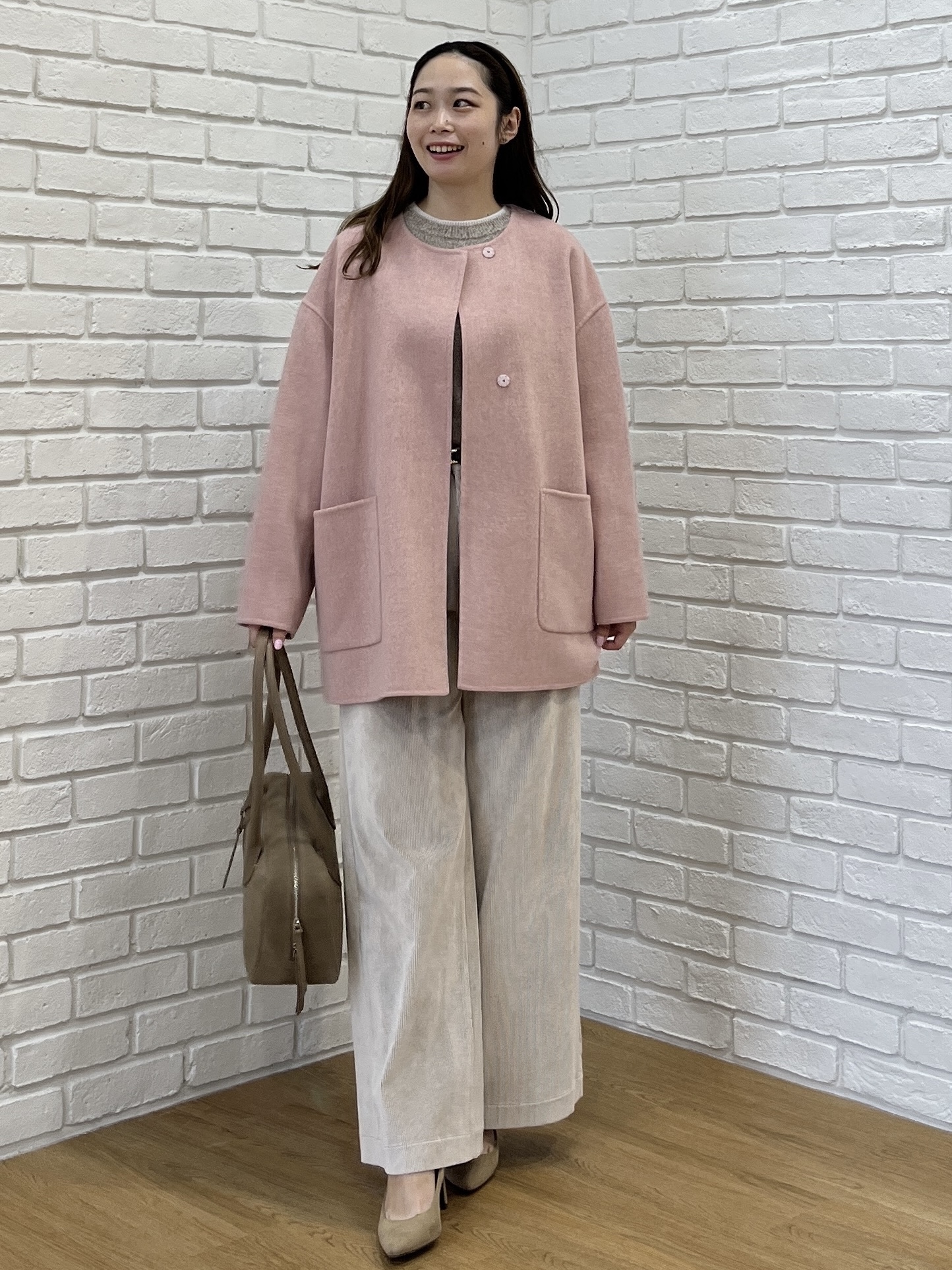 Saekoさんの「UNTITLED｜スプリットレザーボストン」を使ったコーディネート