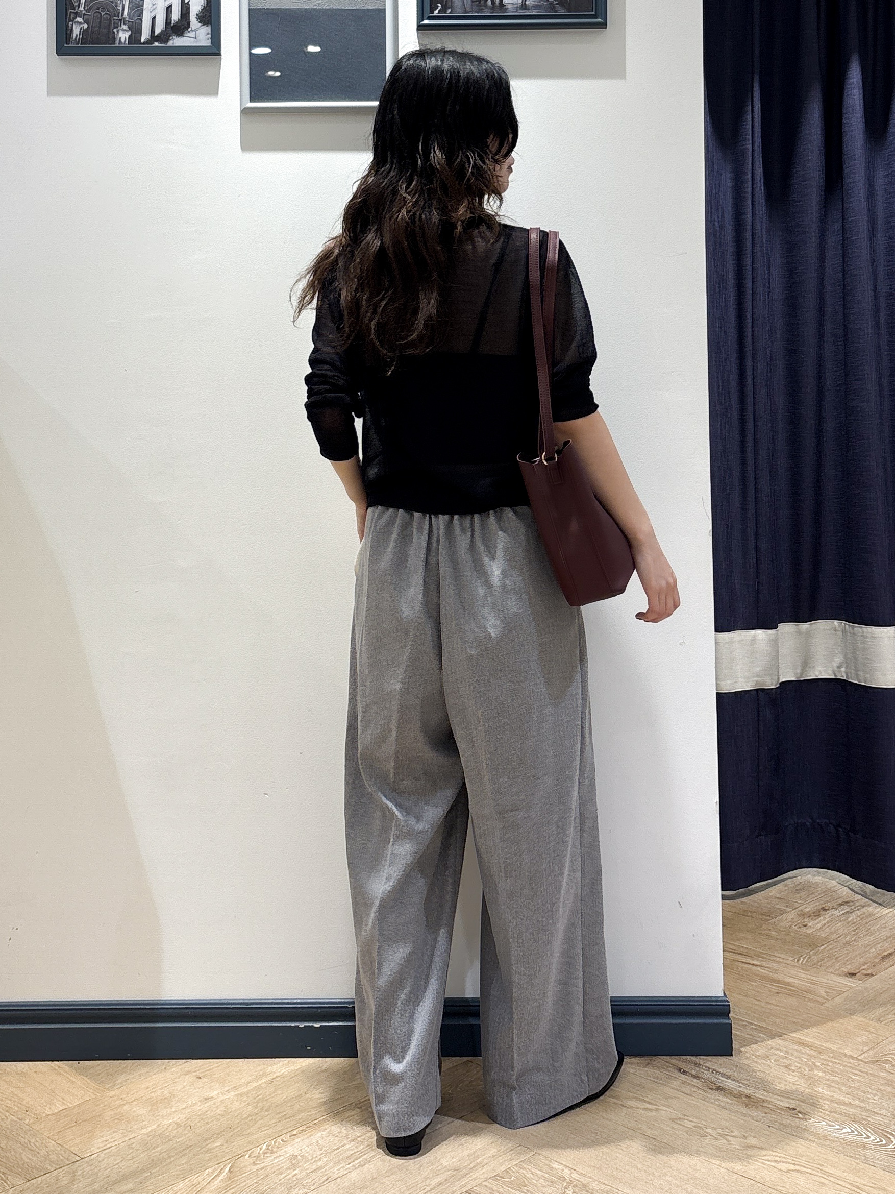 ayakaさんの「grove｜高評価！【洗える／名品】大人の透け感、シアーカーディガン」を使ったコーディネート