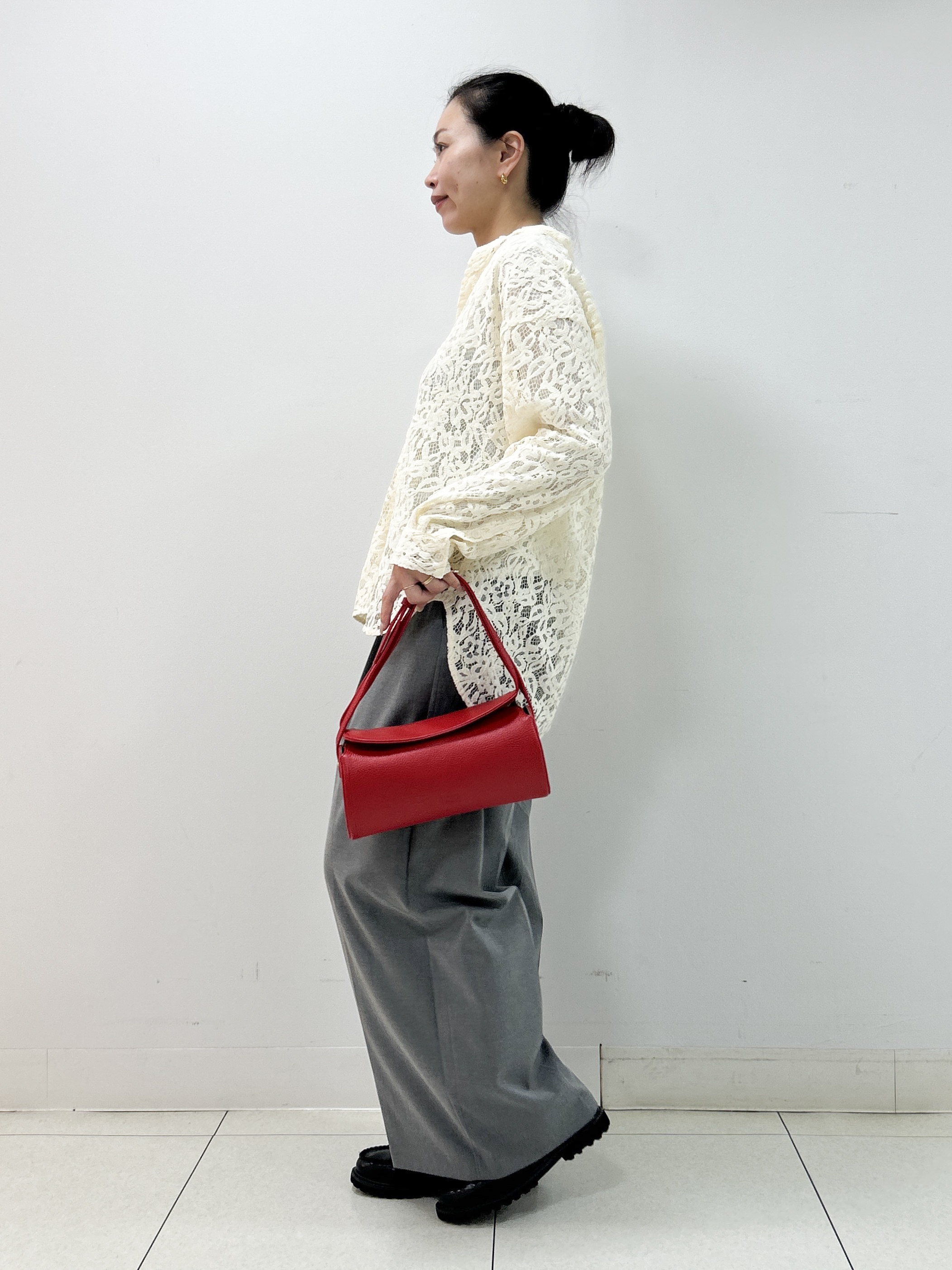 Kaiさんの「Dessin｜クルーネックシアーロングTシャツ」を使ったコーディネート
