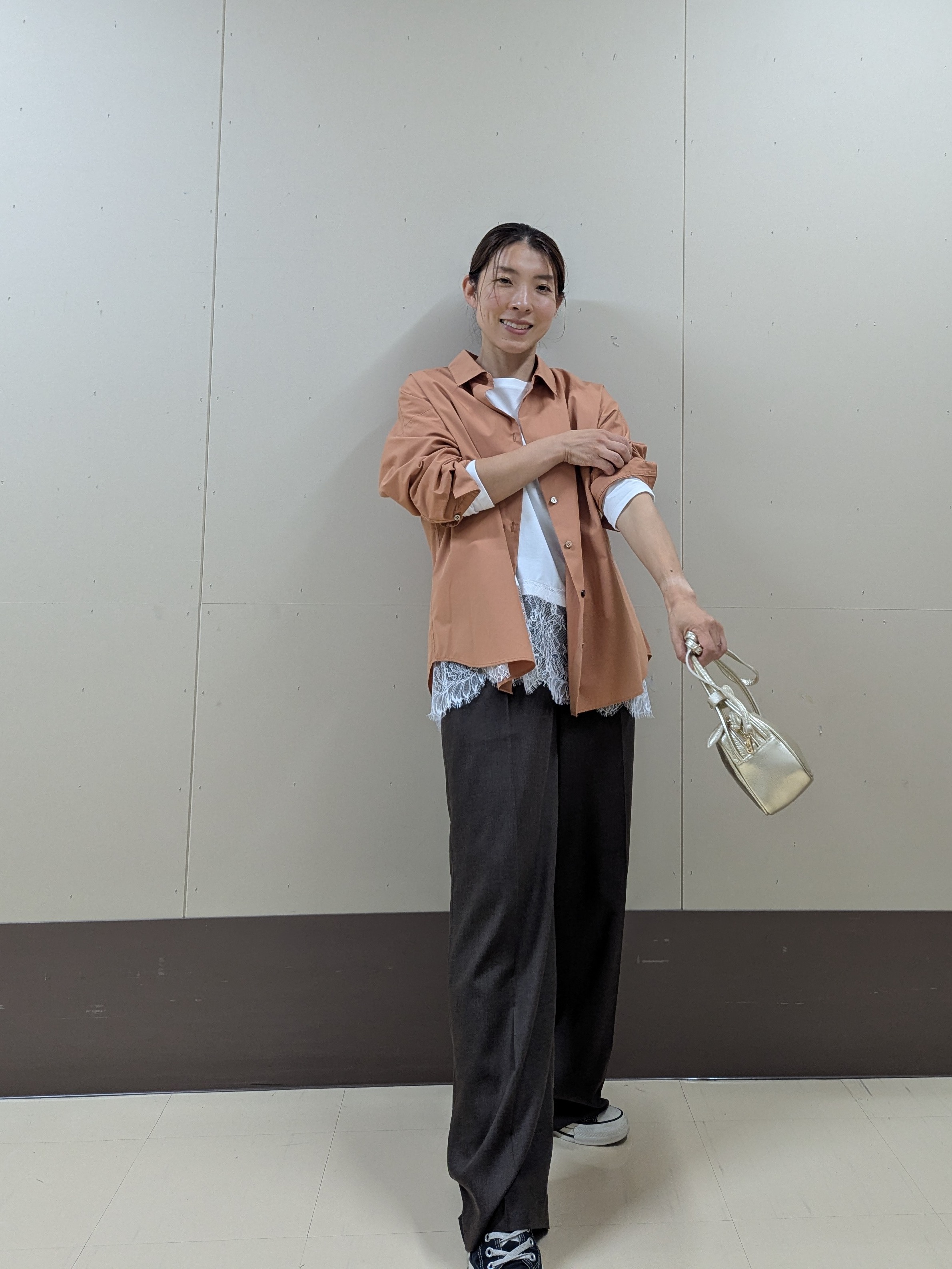 sachiさんの「UNTITLED｜コットンドルマンシャツ」を使ったコーディネート