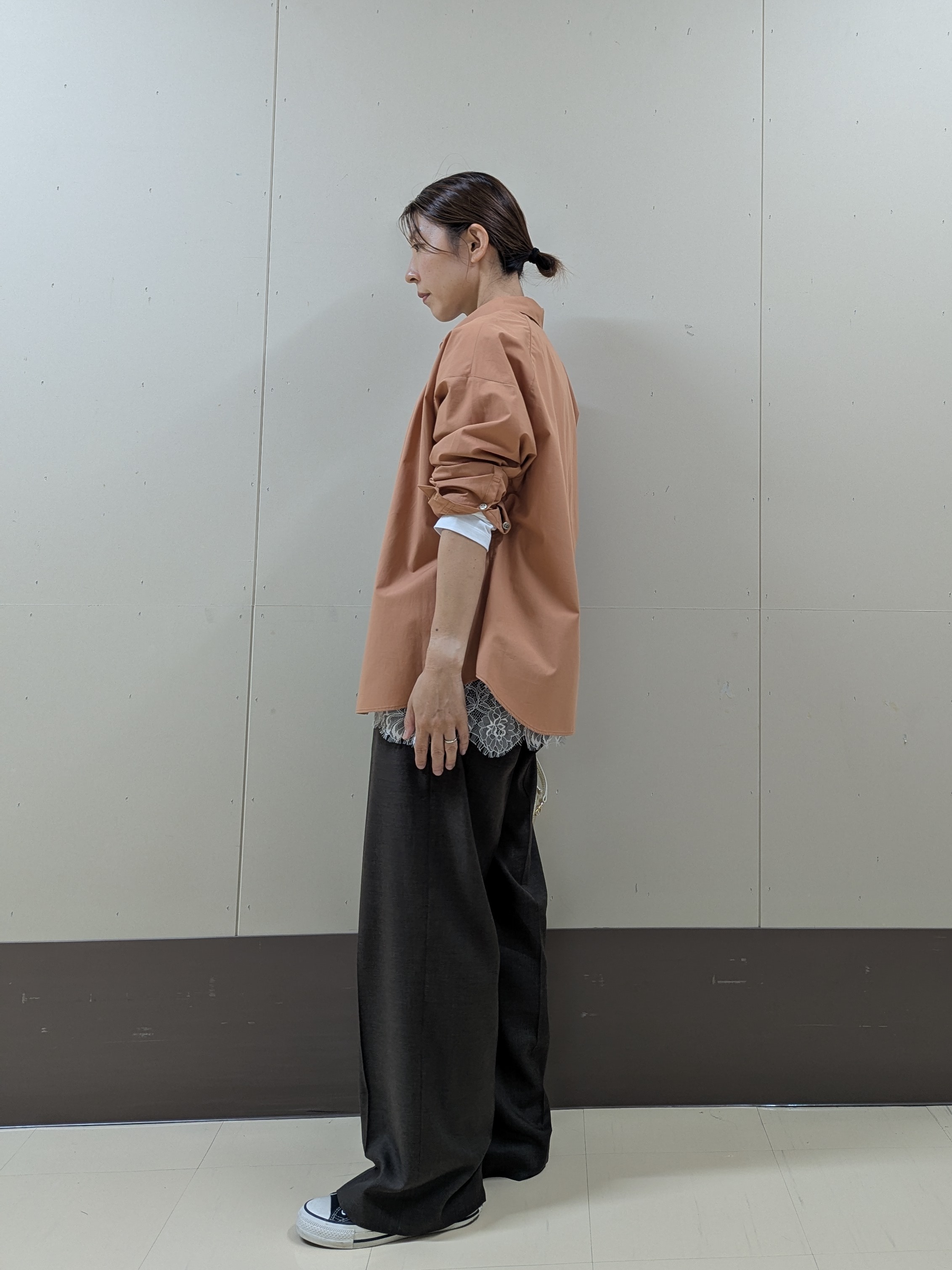 sachiさんの「UNTITLED｜コットンドルマンシャツ」を使ったコーディネート