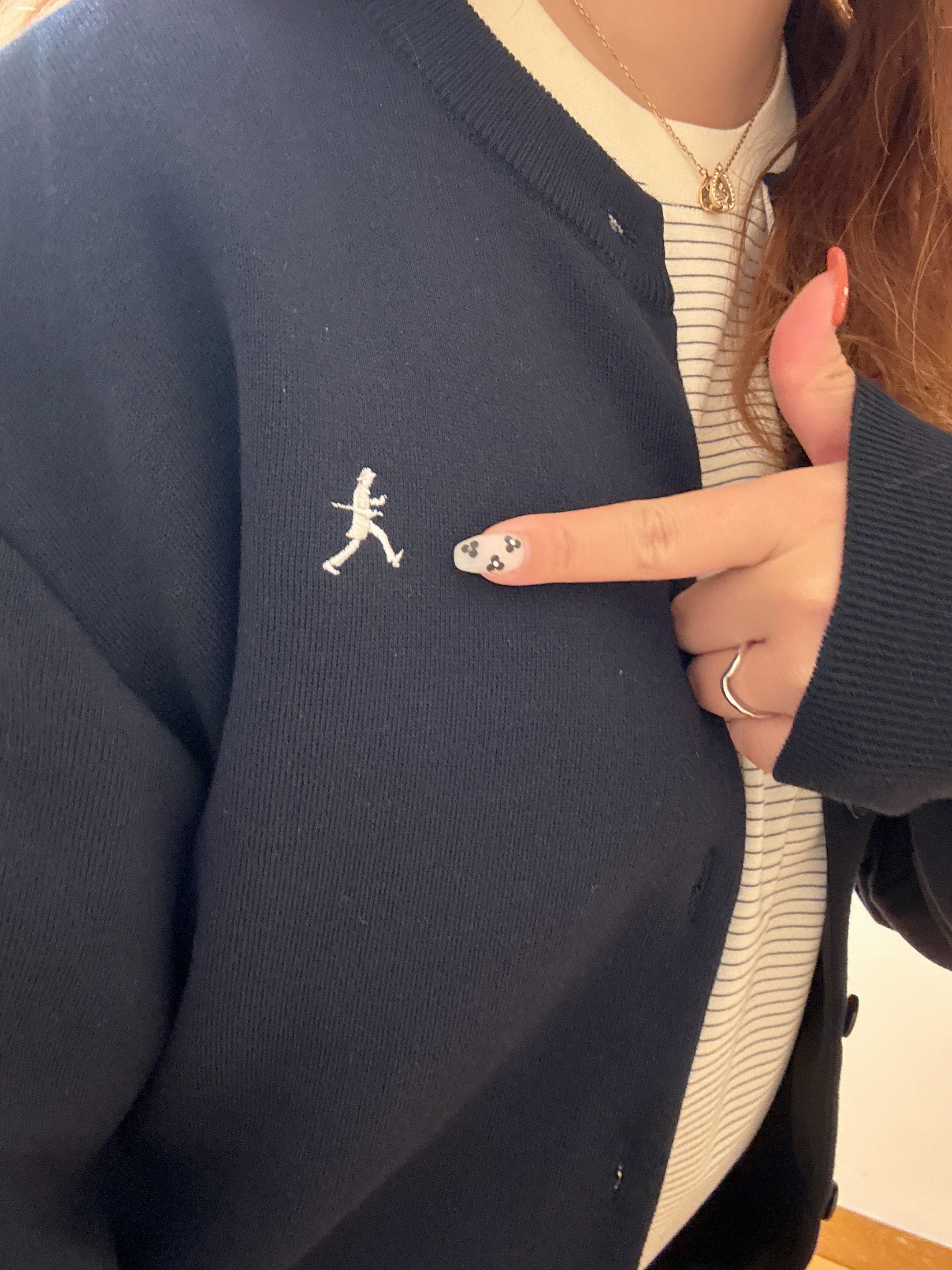 ヒナさんの「TAKEO KIKUCHI｜シルケット ボーダー 長袖 Tシャツ」を使ったコーディネート