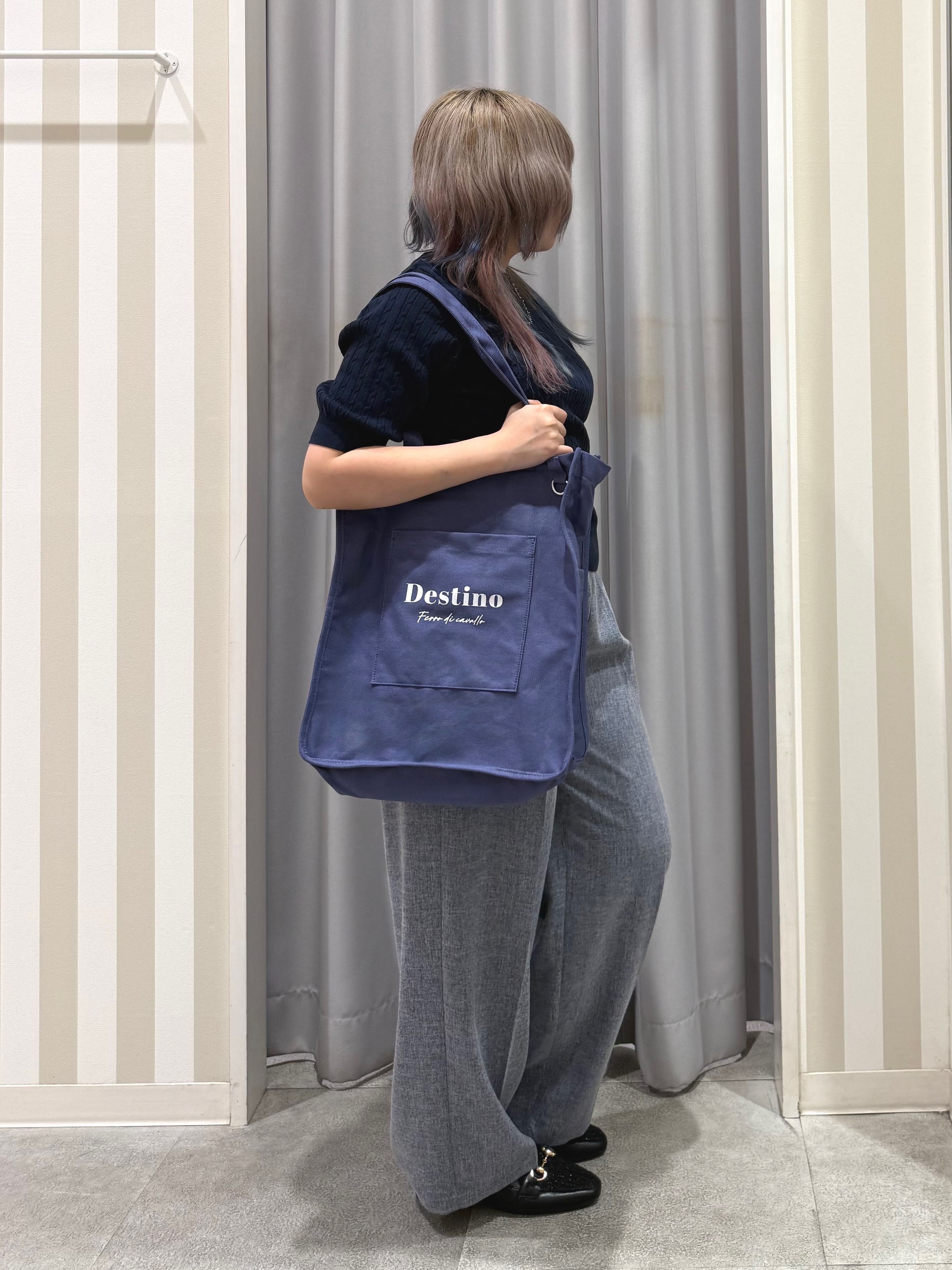 sakinoさんの「SHOO･LA･RUE｜【洗濯機可/S-LL】上品見え ミニケーブルニット」を使ったコーディネート