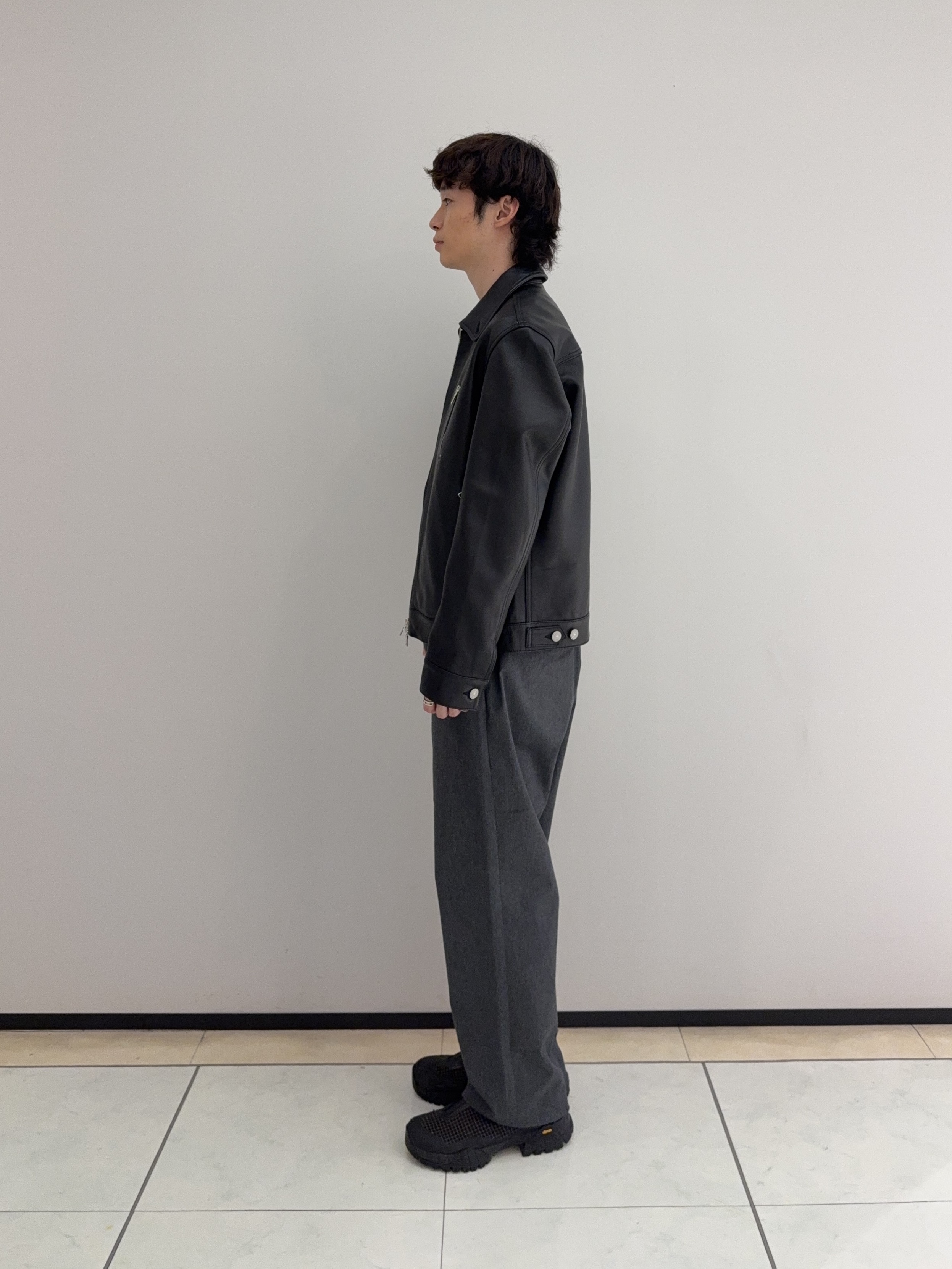 Neoさんの「TAKEO KIKUCHI｜【BOWLER HAT LABEL】シングルレザーライダースジャケット」を使ったコーディネート