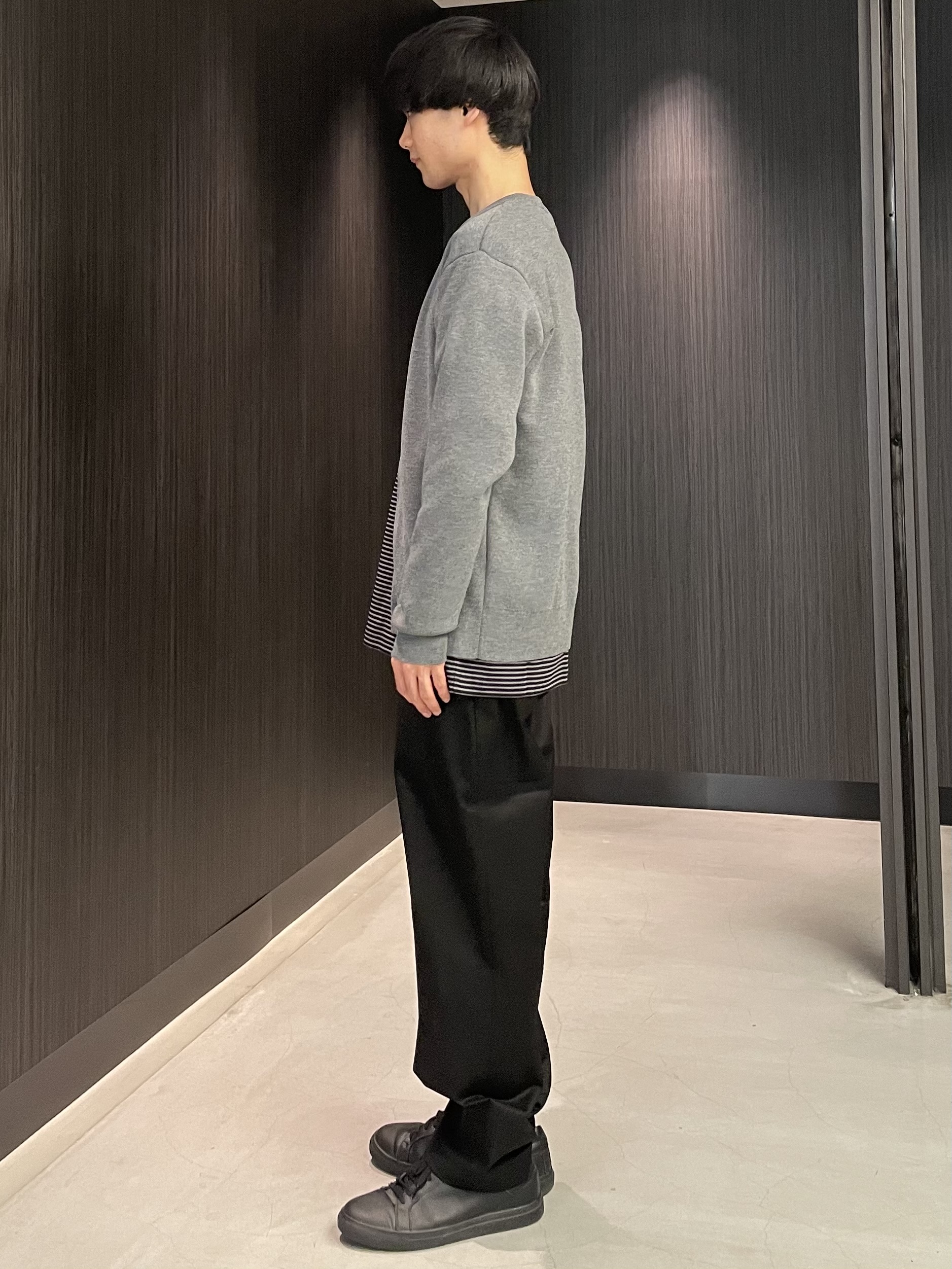 Okdさんの「TAKEO KIKUCHI｜【BOWLER HAT LABEL】日本製クルーネックカーディガン」を使ったコーディネート