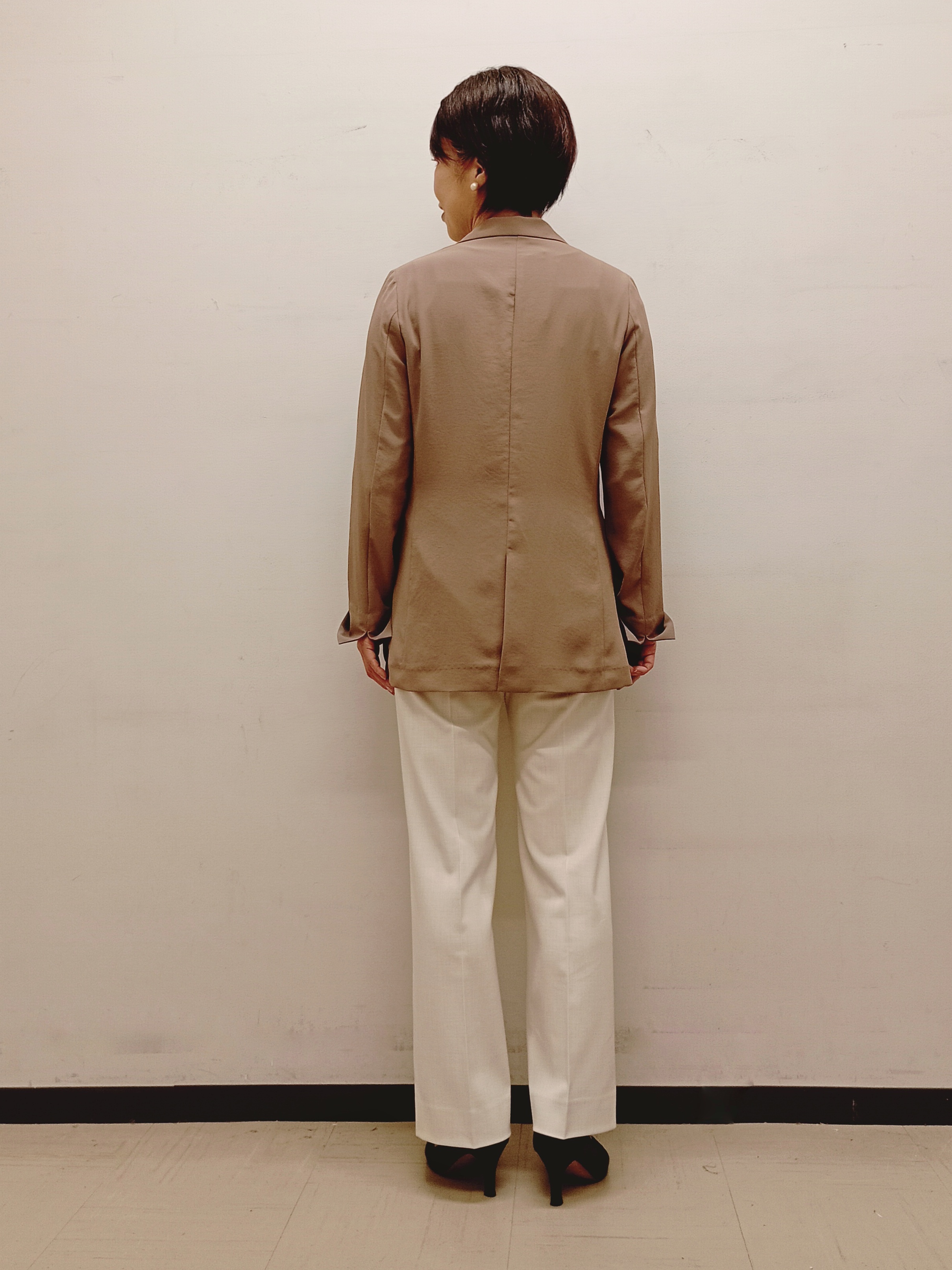 Kさんの「INDIVI｜【初秋/UVケア/着る日傘】ダブルジャケット」を使ったコーディネート