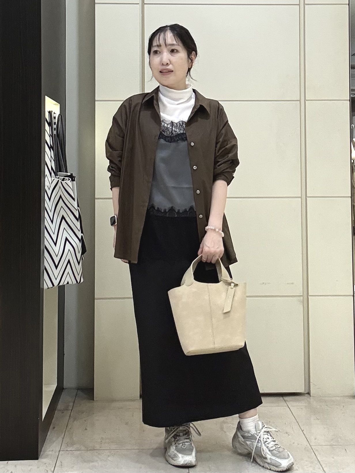 mori.さんの「UNTITLED｜コットンドルマンシャツ」を使ったコーディネート