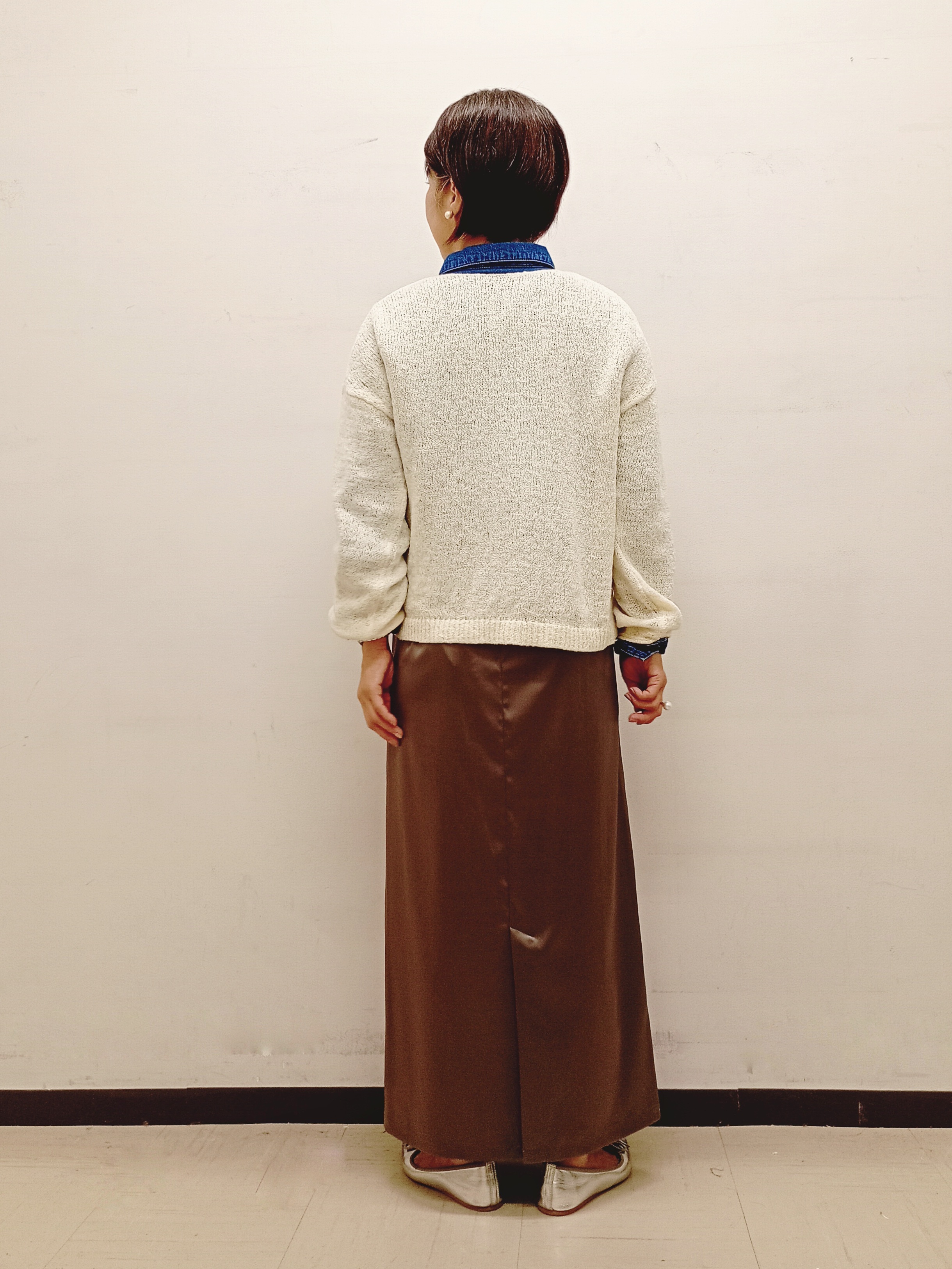 Kさんの「INDIVI｜【洗える／程よいシアー感】凹凸素材ニット」を使ったコーディネート
