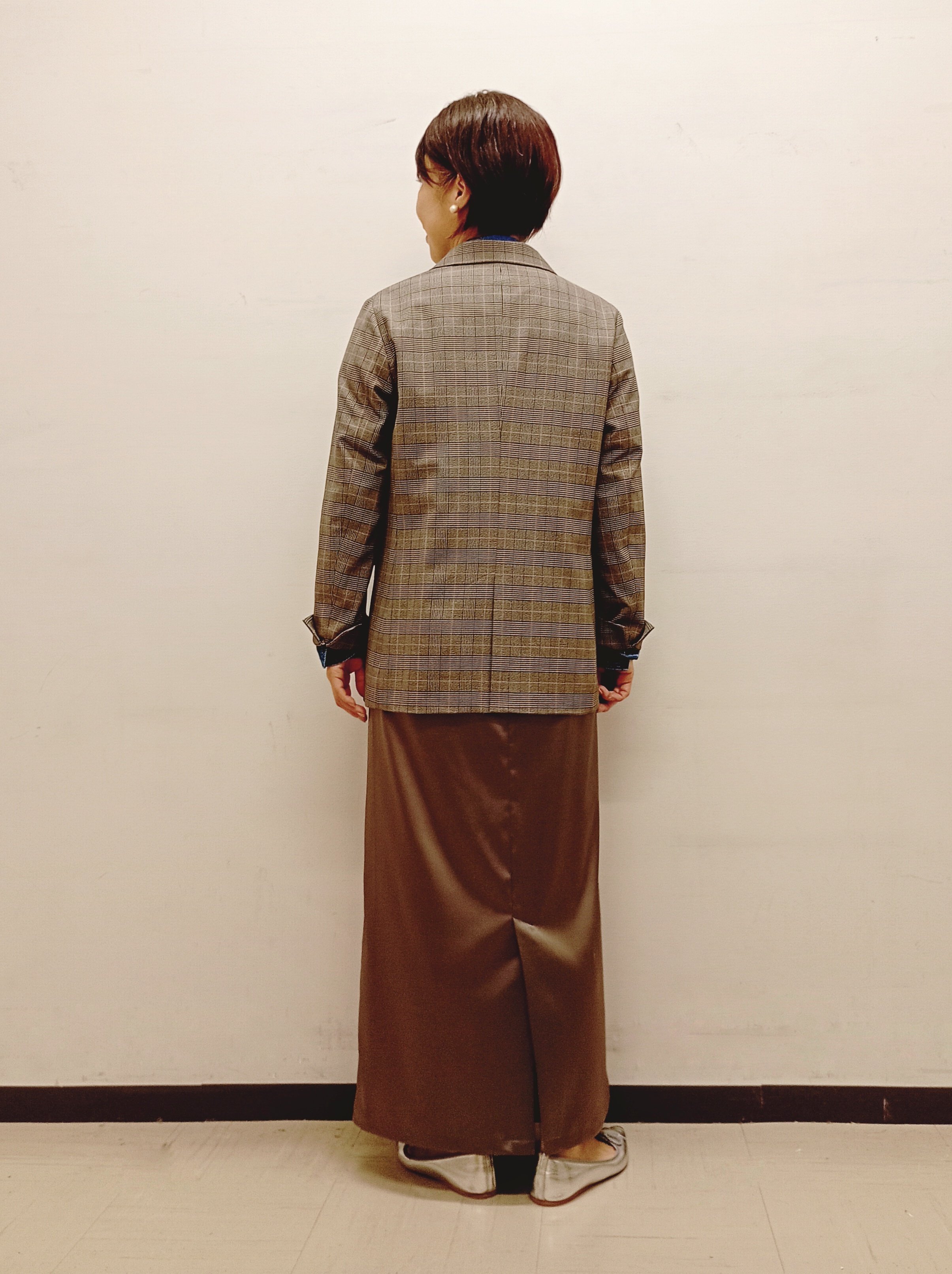 Kさんの「INDIVI｜【洗濯機OK／ストレッチ◎】秋はじめのダブルジャケット」を使ったコーディネート