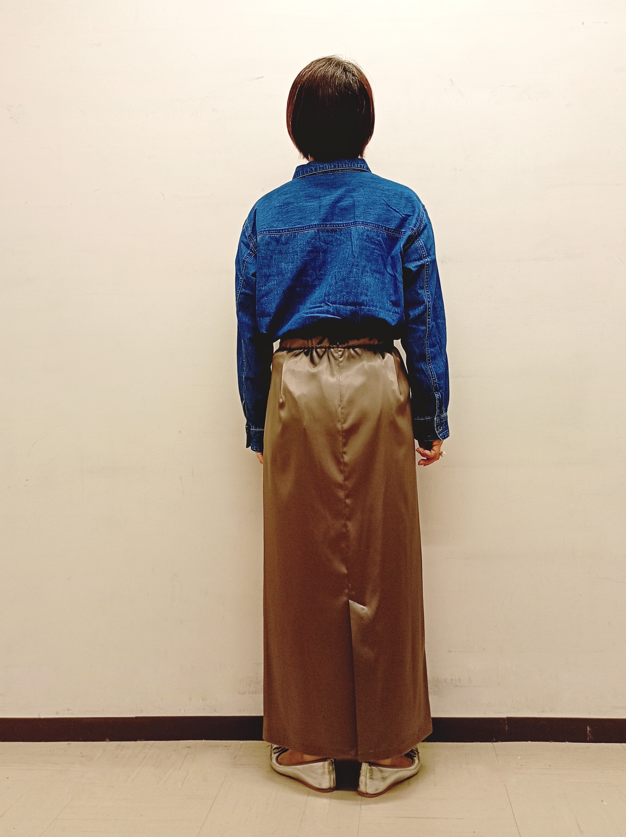 Kさんの「INDIVI｜【洗える／体型カバー】ライトデニム ワークシャツ」を使ったコーディネート