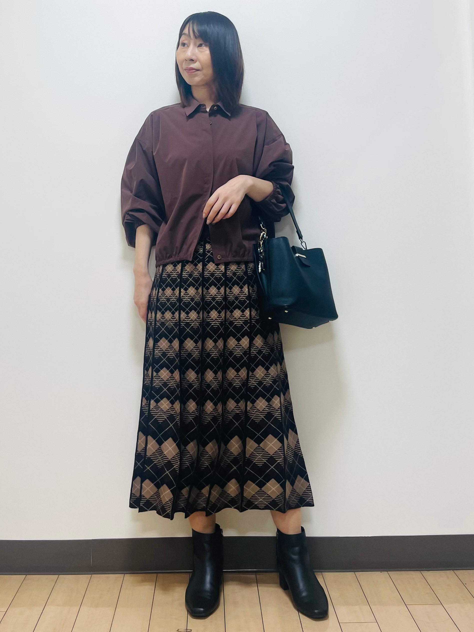 Riiさんの「Reflect｜ショート丈シャツブルゾン」を使ったコーディネート