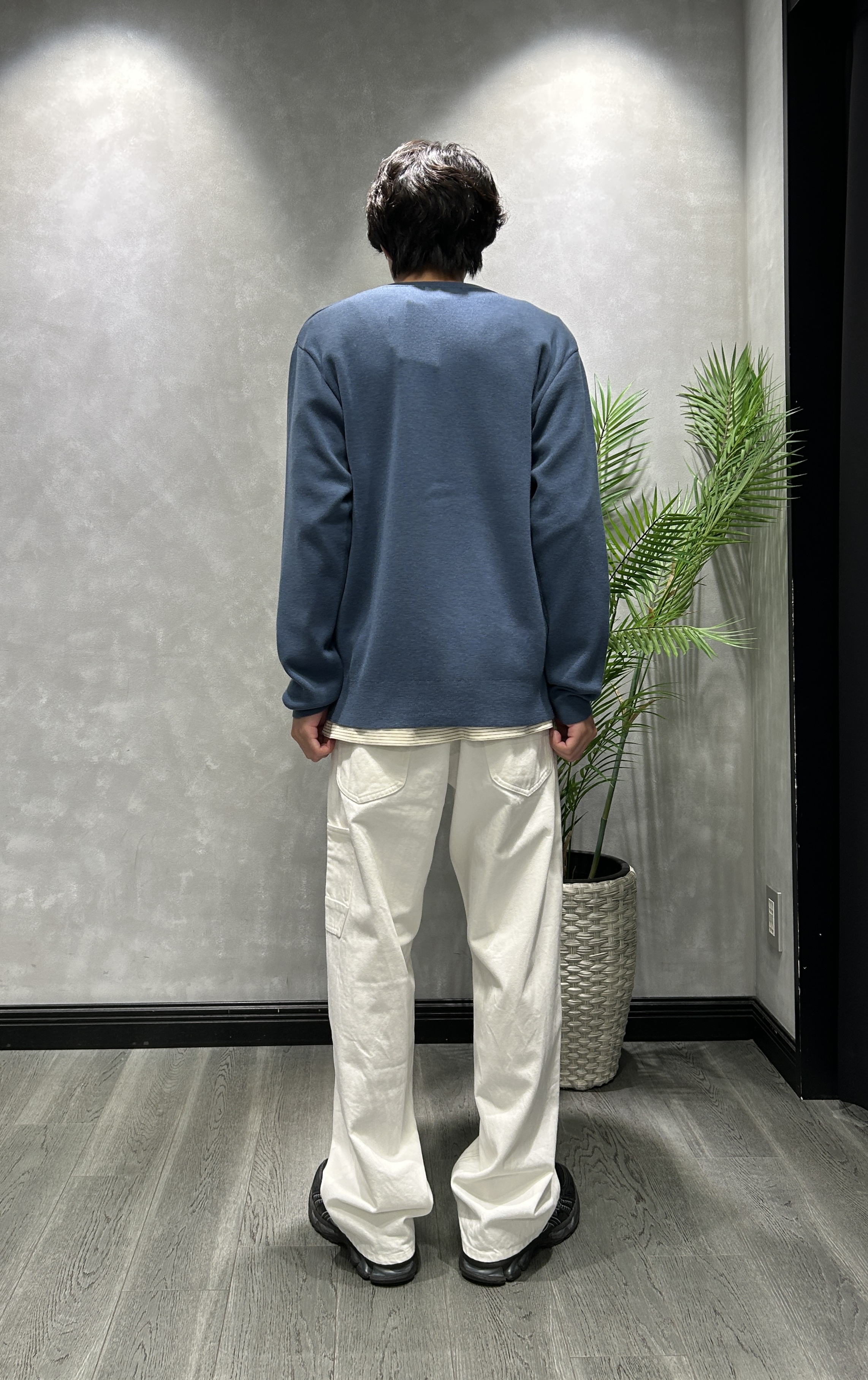 ruiさんの「TAKEO KIKUCHI｜【BOWLER HAT LABEL】日本製クルーネックカーディガン」を使ったコーディネート